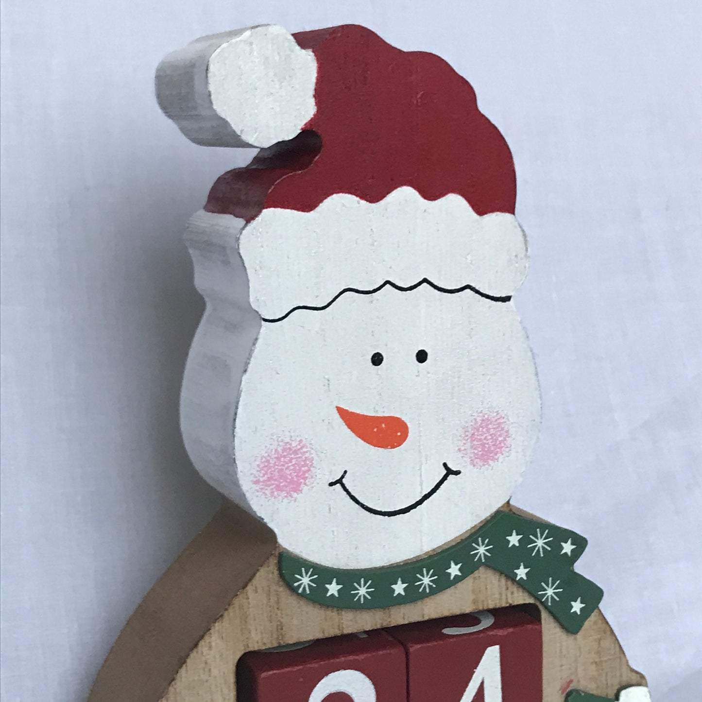 Wooden Snowman Christmas Countdown - Advent Calendar, Snowman Decor, Xmas Decoration, Christmas Decor, Days Until Christmas, Snowy