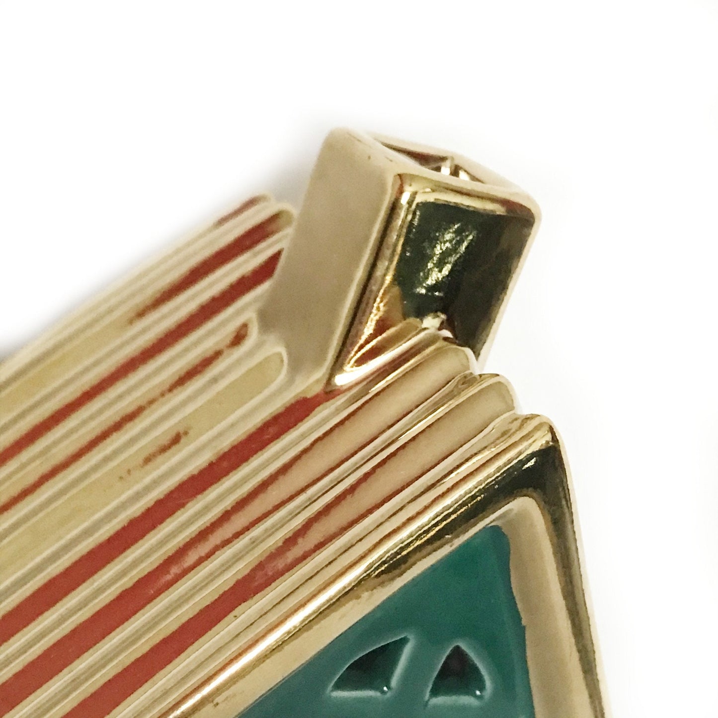 Ceramic Nordic House With Shiny Gold Roof - Home Decor, Home Living, Candle Holders, Homeware, Calming,Christmas decor,Gold Decor,Cozy Decor