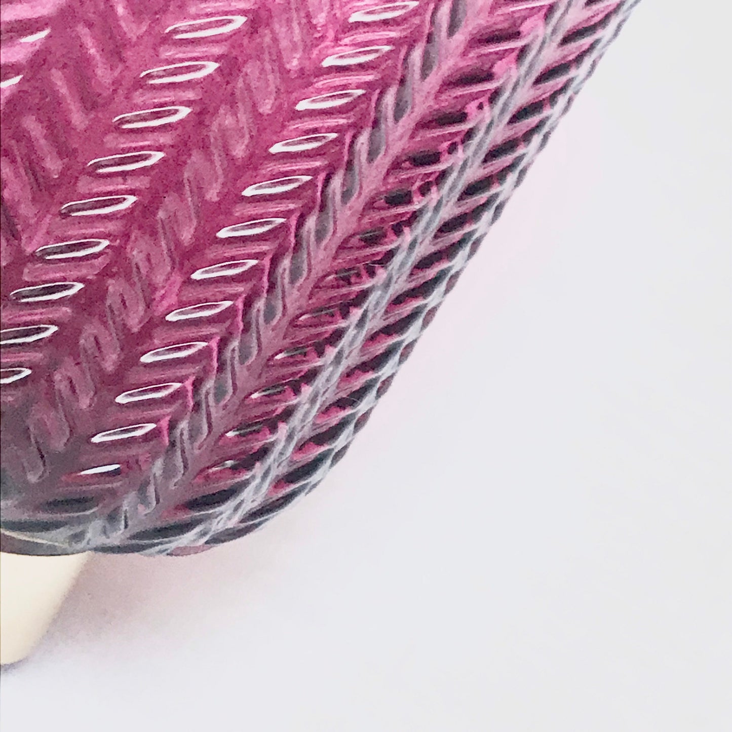 Pink Textured Candle Pot - Home Decor, Home Living, Candle Holders, Homeware, Calming, Cute Decor, Textured Effect, Gold Decor, Hot Pink