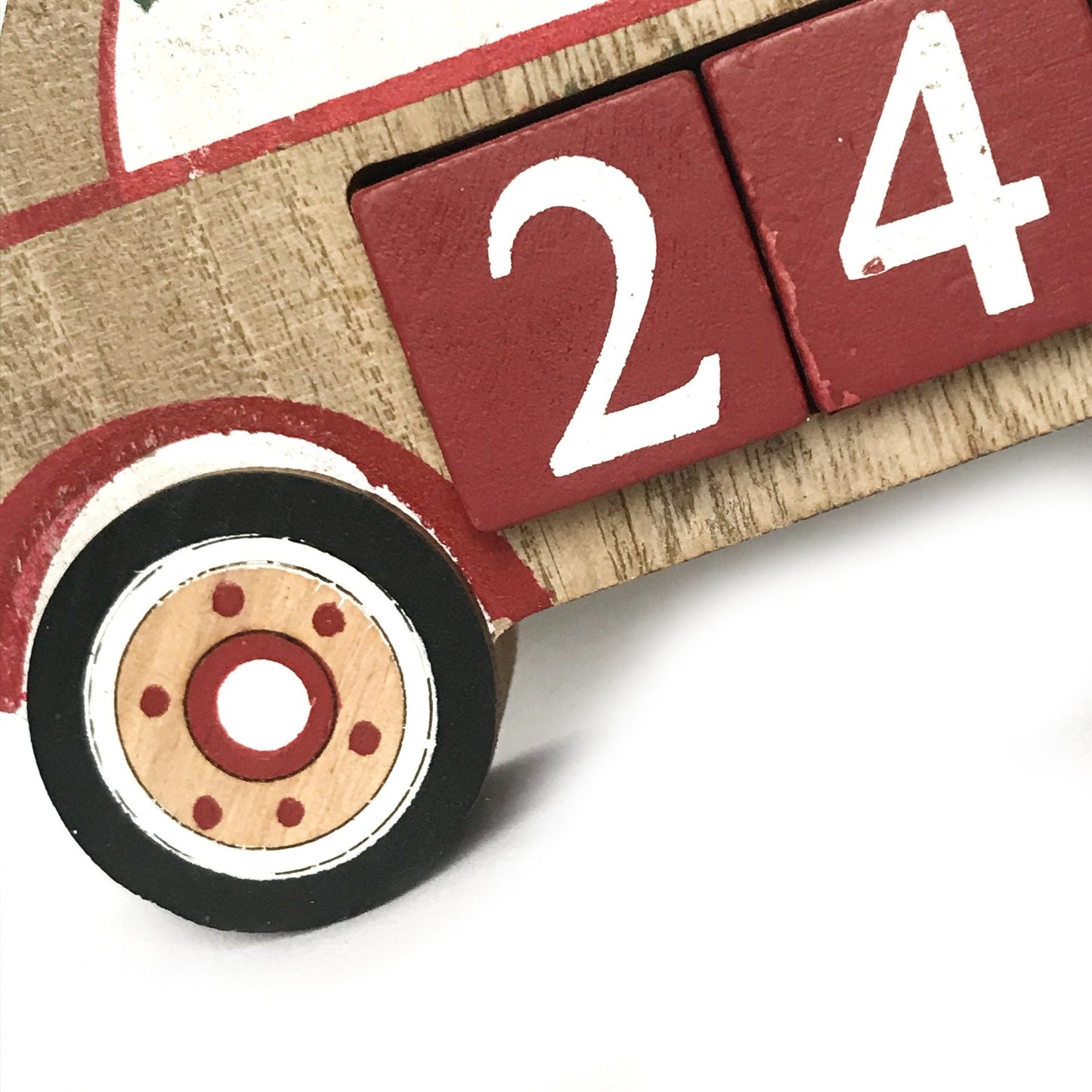 Wooden Christmas Scene Countdown - Advent Calendar, Christmas Decor,Xmas Decoration,Christmas Home Decor,Days Until Christmas,Christmas Tree