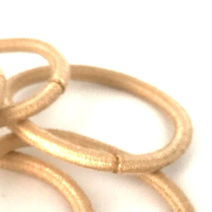 Biodegradable Tencel Hair Ties - Hair Bobbles, Compostable, Eco Friendly, Plastic Free, Hair Accessories, Neutral Colour, Endless, Snag Free