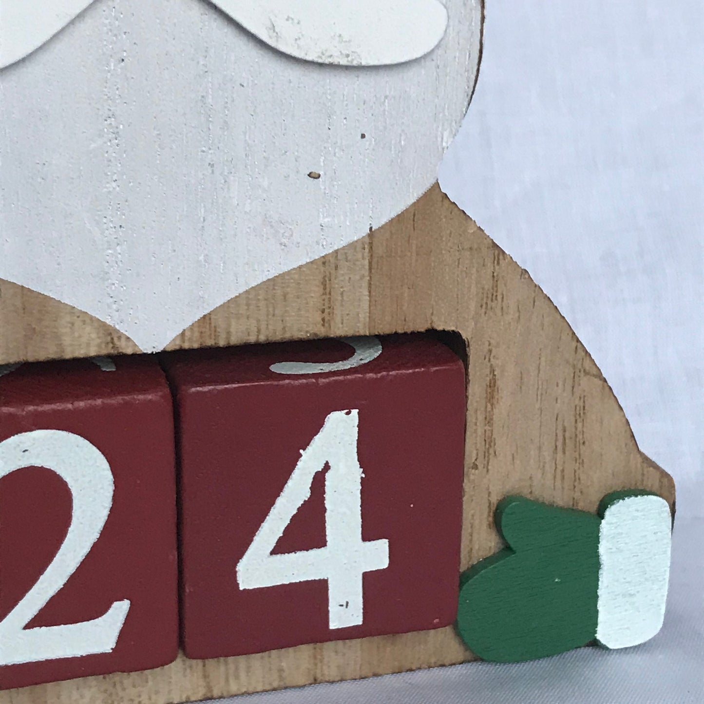 Wooden Santa Christmas Countdown - Advent Calendar, Santa Decor, Xmas Decoration, Christmas Decor, Days Until Christmas, Snow, Santa Claus