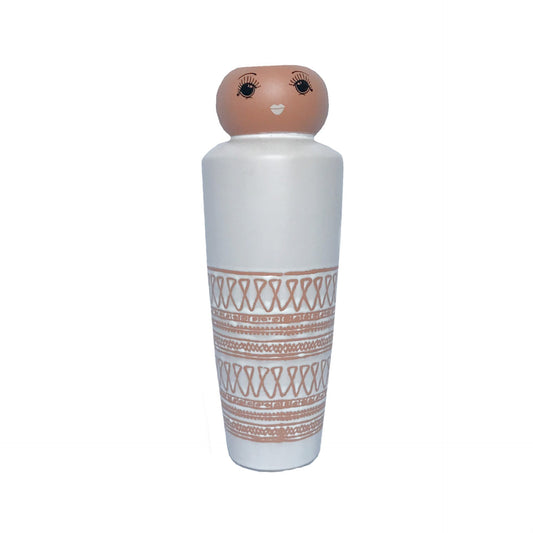 Abstract Human Head Vase - Creative Vases, Sculpture Vase, Abstract Vase, Unique Vase,Flower Vase,Succulent Vase,Patterned Vase,Ceramic Vase