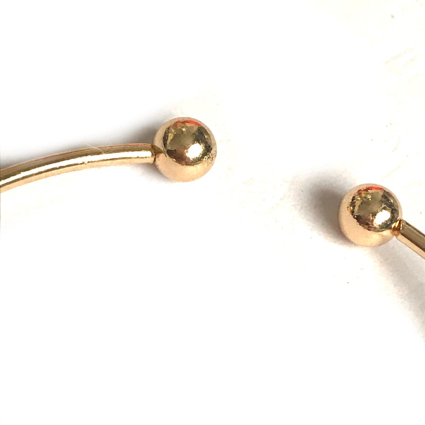 Gold Shell Bangle Bracelet