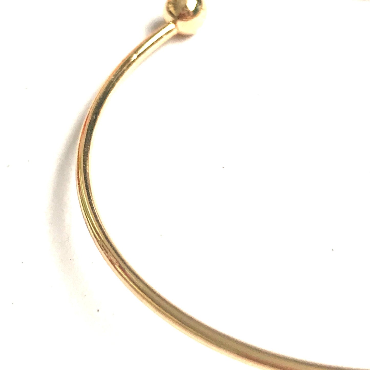 Gold Starfish Bangle Bracelet