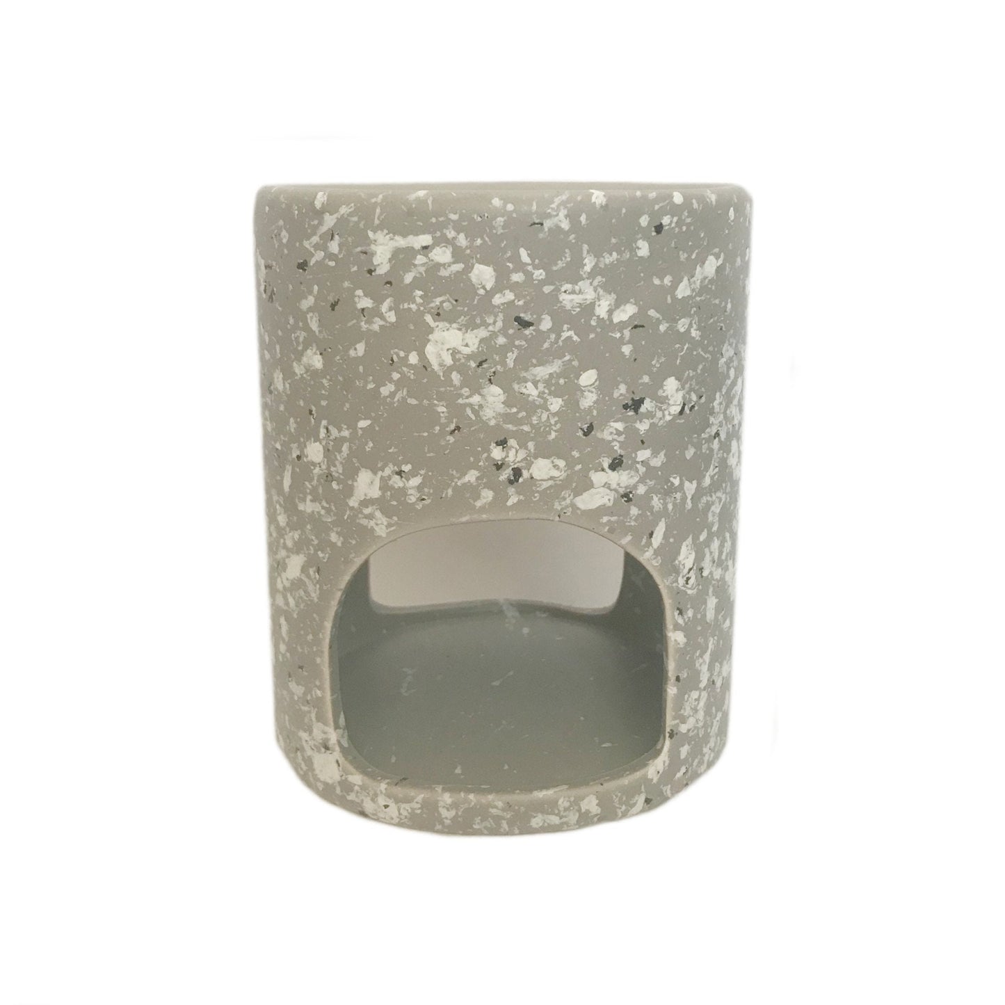 Grey Speckled Ceramic Oil Burner -  Wax Melt Burner, Home Decor, Home Living, Candle Warmers, Wax Warmer, Homeware, Essential Oils, Calming