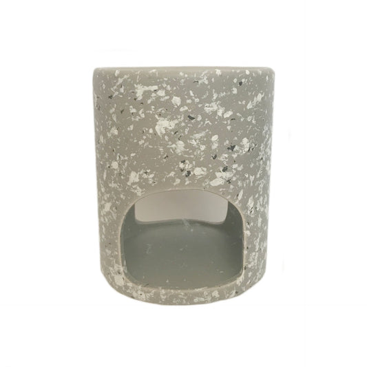 Grey Speckled Ceramic Oil Burner -  Wax Melt Burner, Home Decor, Home Living, Candle Warmers, Wax Warmer, Homeware, Essential Oils, Calming