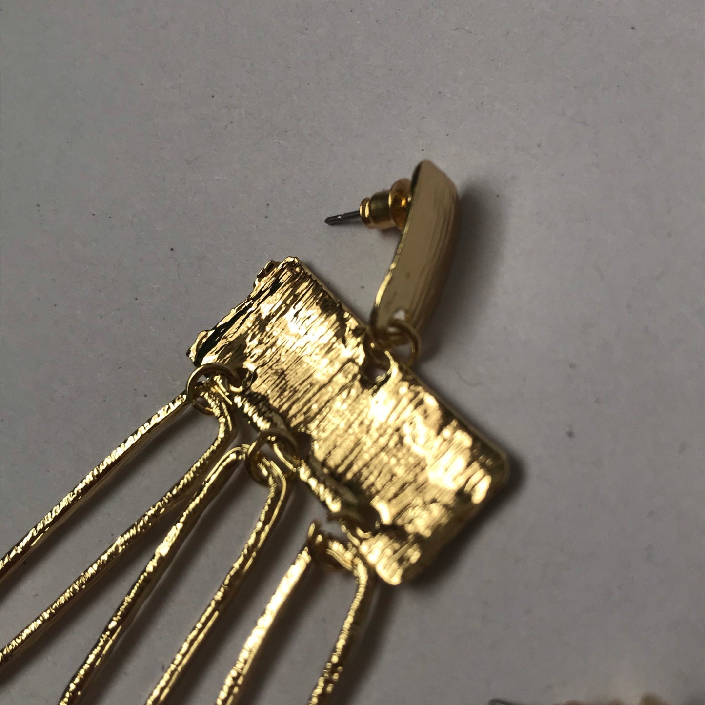 Gold Plated Drop Earrings -  Abstract Earrings,Unique Earrings,High Polished,Hanging Jewellery,Gold Accessories,Gold Jewellery,Gold Earrings
