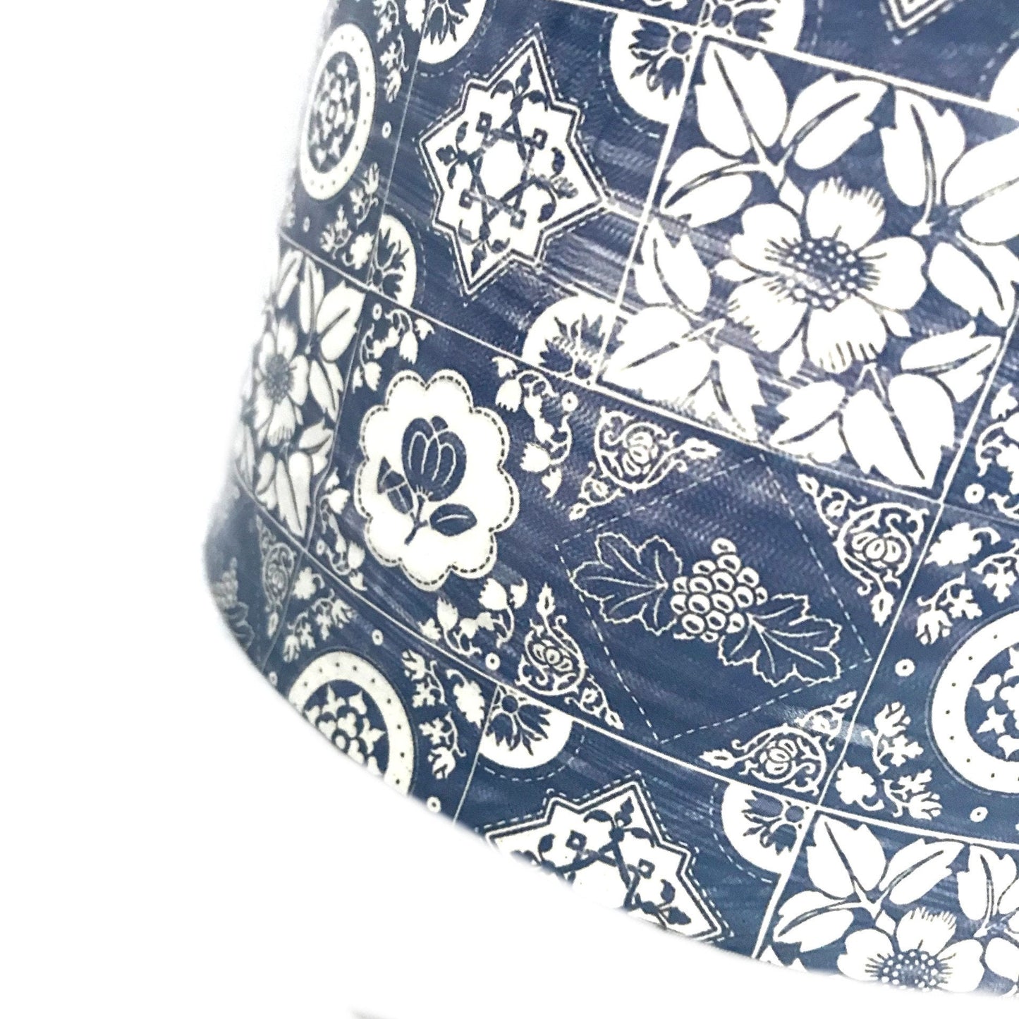 Morocco Style Metal Blue & White Churn - Morocco Churn, Blue Vase, Metal Jug, Flower Arranging, Decorative Jug, Homeware, Flowers,Home Decor