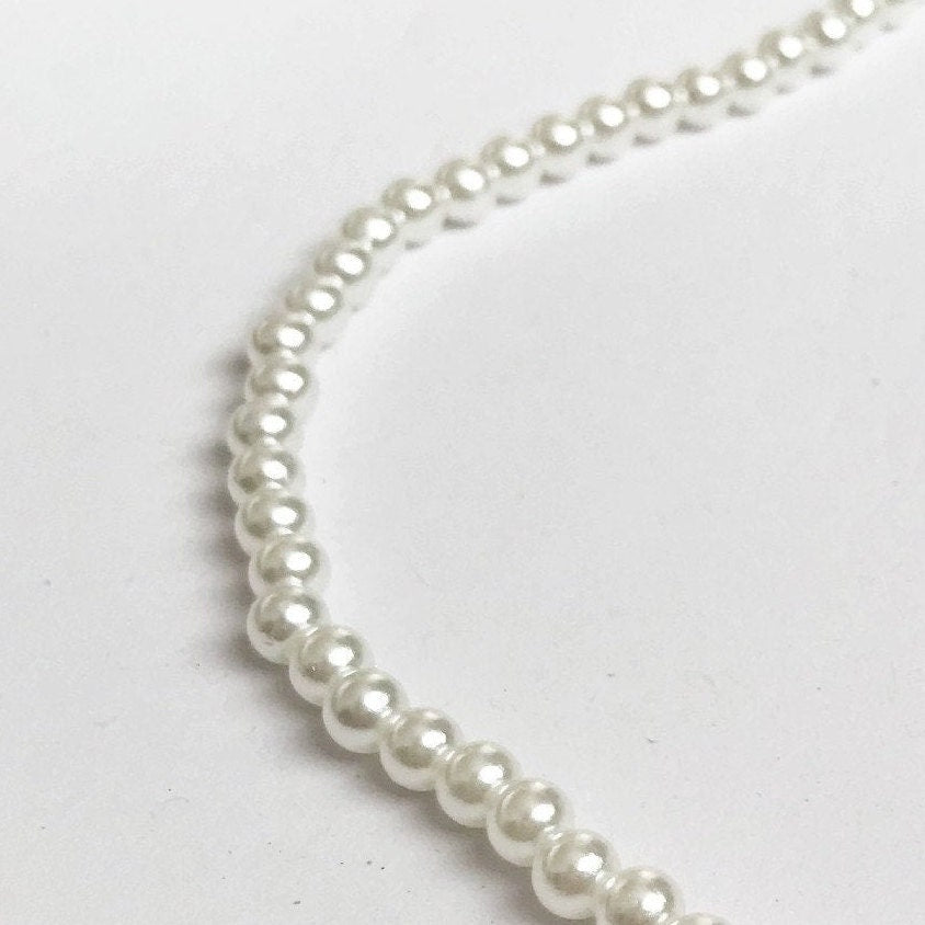 Faux Pearl Necklace - Pearl Jewellery, Accessories, Classic Necklace, Bead Necklace, Classy Necklace, Cute Necklace, Fashion Jewellery
