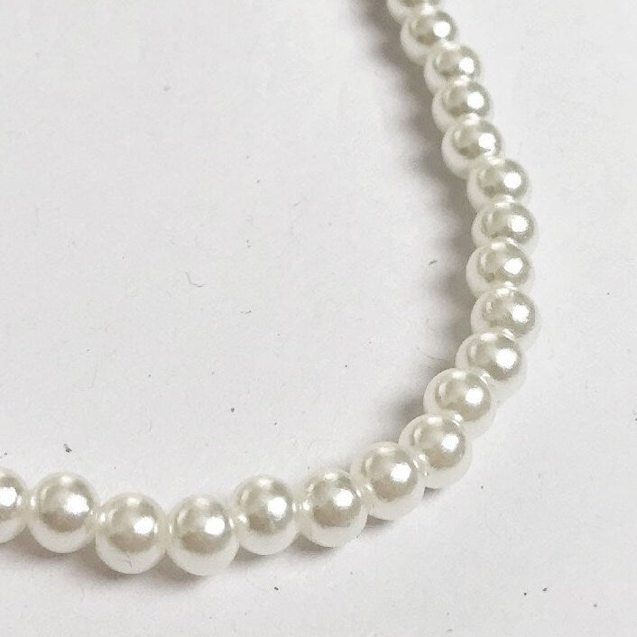 Faux Pearl Necklace - Pearl Jewellery, Accessories, Classic Necklace, Bead Necklace, Classy Necklace, Cute Necklace, Fashion Jewellery