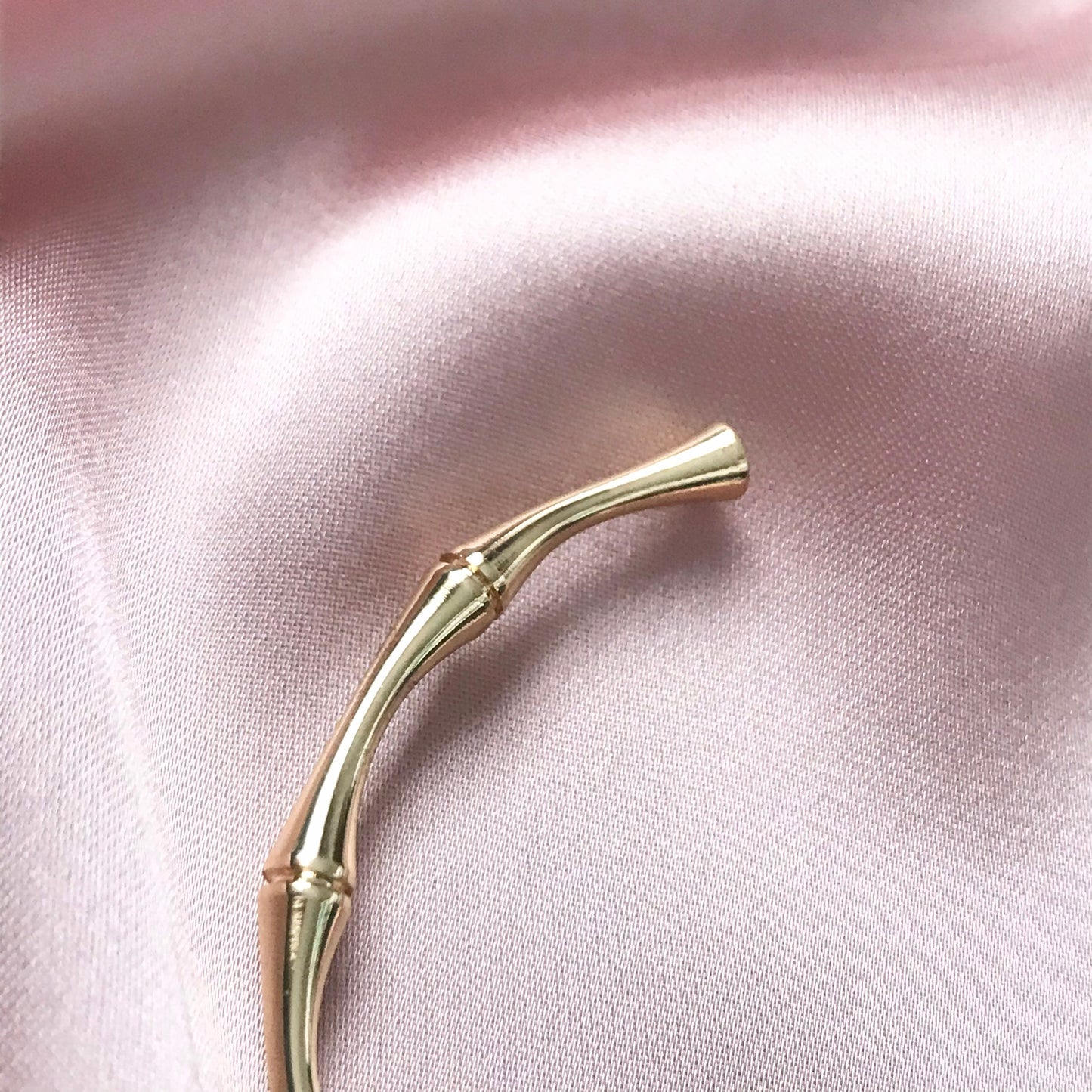 Gold Plated Bamboo Bangle Bracelet - Gold Jewellery, Accessories, Gold Bangle, Bangle Jewellery,Minimal Bangle Bracelet,Gift For Her
