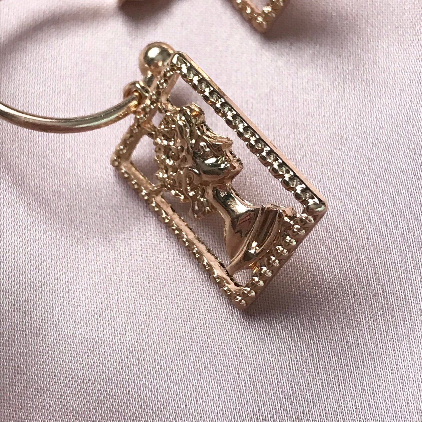 Silhouette Hollow Out Face Charm Drop Earrings - Feminist Earrings, Abstract Face Earrings,Hanging Jewellery, Accessories, Figure Earrings
