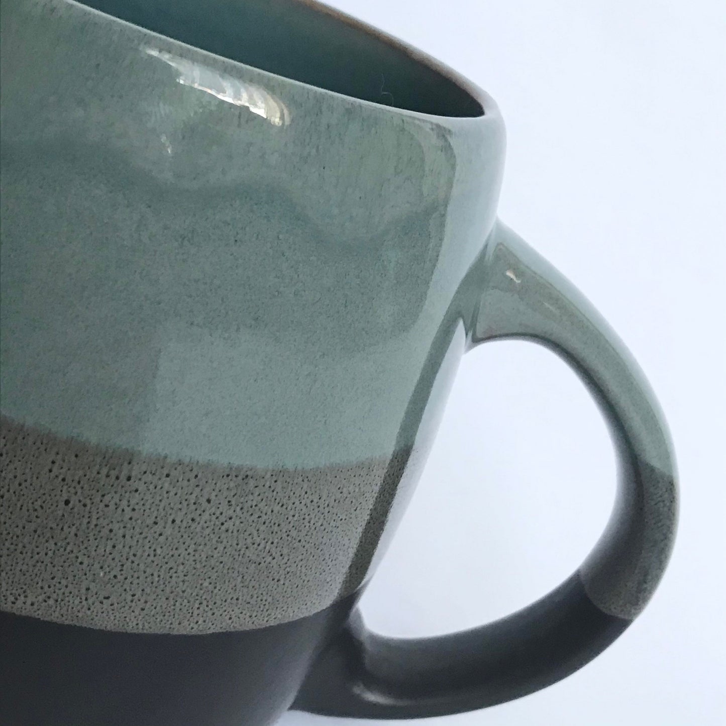 Large Green Striped Mug - Coffee Cup, Gifts For Her, Herbal Tea Cup, Black Mug, Grey Mug, Stripy Mug, Stripes,Girly Mug, Green Mug