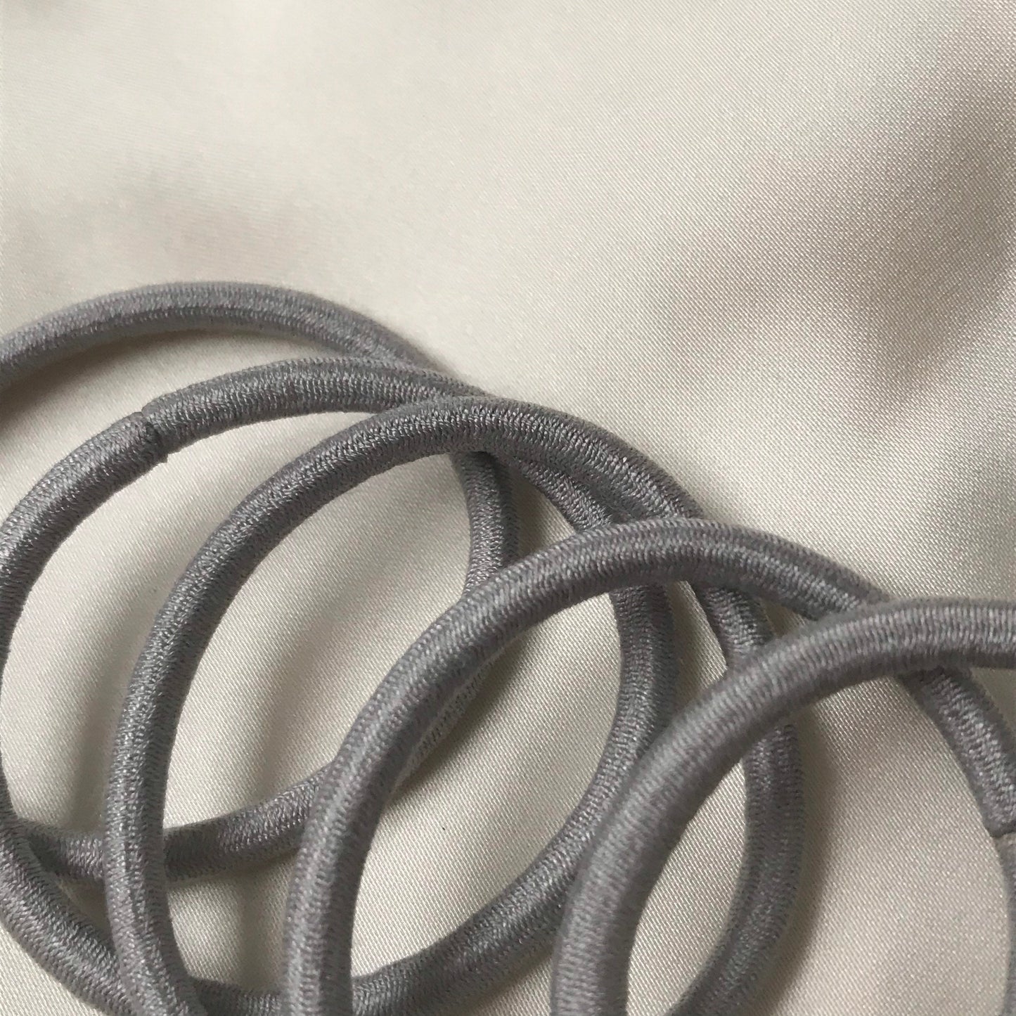 Biodegradable Tencel Hair Ties - Hair Bobbles, Compostable, Eco Friendly, Plastic Free, Hair Accessories, Neutral Colour, Endless, Snag Free