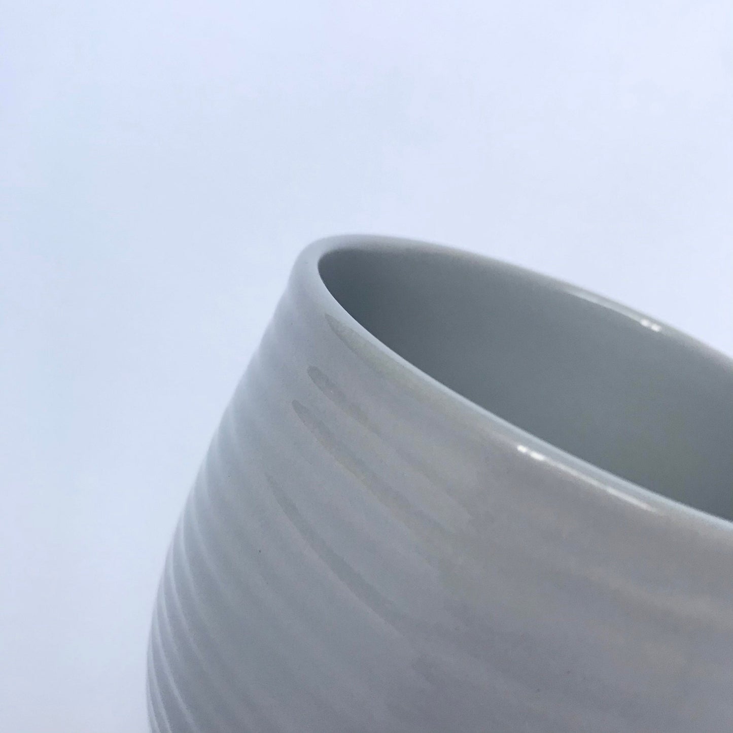 Large Grey Ridgid Mug - Coffee Cup, Gifts For Her, Herbal Tea Cup, Stripy Mug, Stripes, Grey Round Mug, Cute Mug, Large Tea Mug, Big Tea Mug