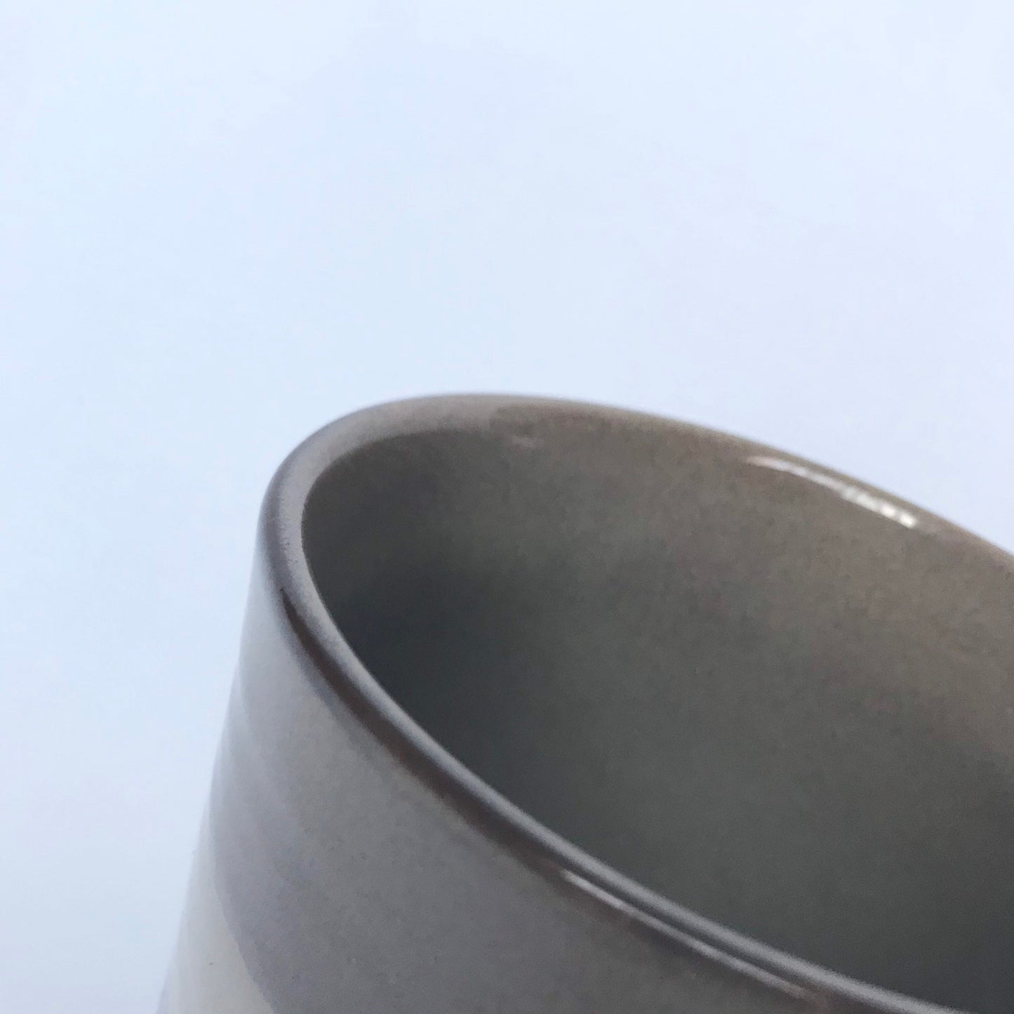 Large Blue & Grey Striped Mug - Coffee Cup, Gifts For Her, Herbal Tea Cup, Stripy Mug, Sturdy Mug, Large Mug, Blue Mug, Grey Mug, Tea Mug
