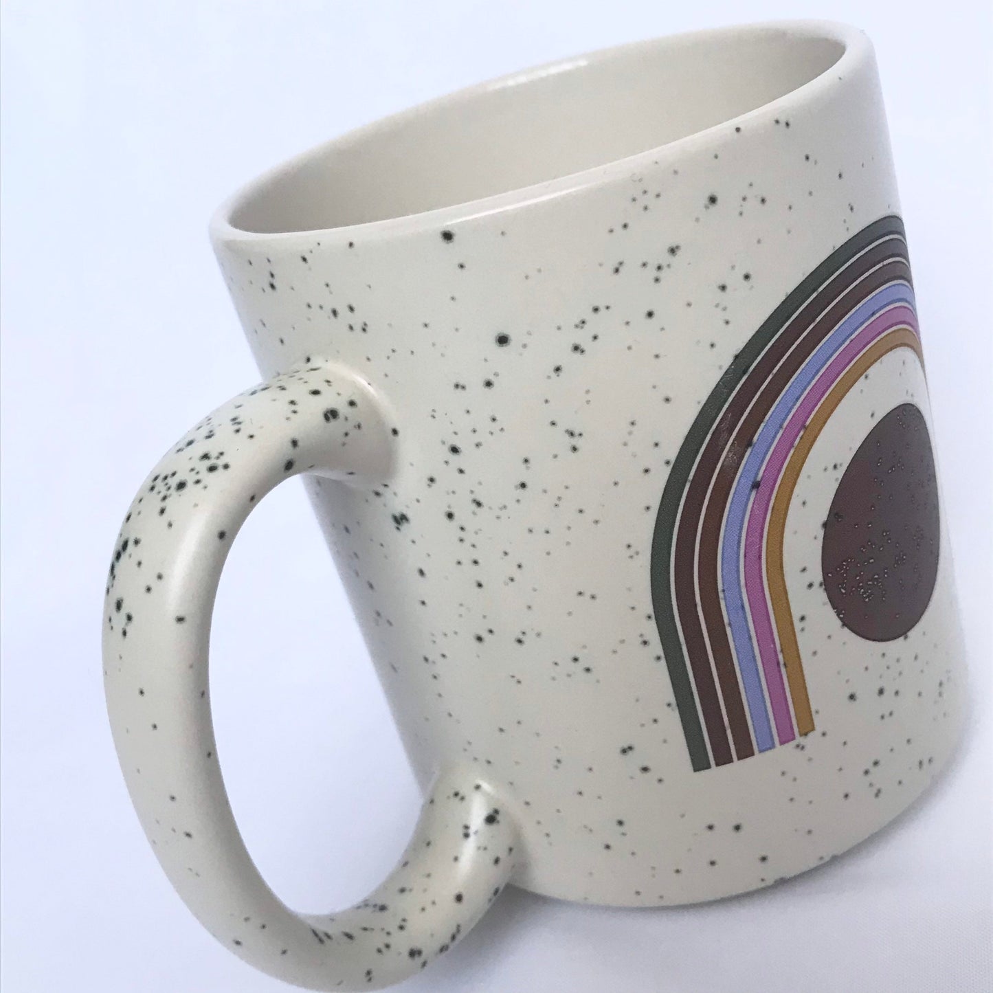 Rainbow Patterned Mug - Coffee Cup, Gifts For Her, Herbal Mug, Abstract  Mug, Girly Mug, Cute Mug, Speckled Mug, Pink Mug, Patterned Mug