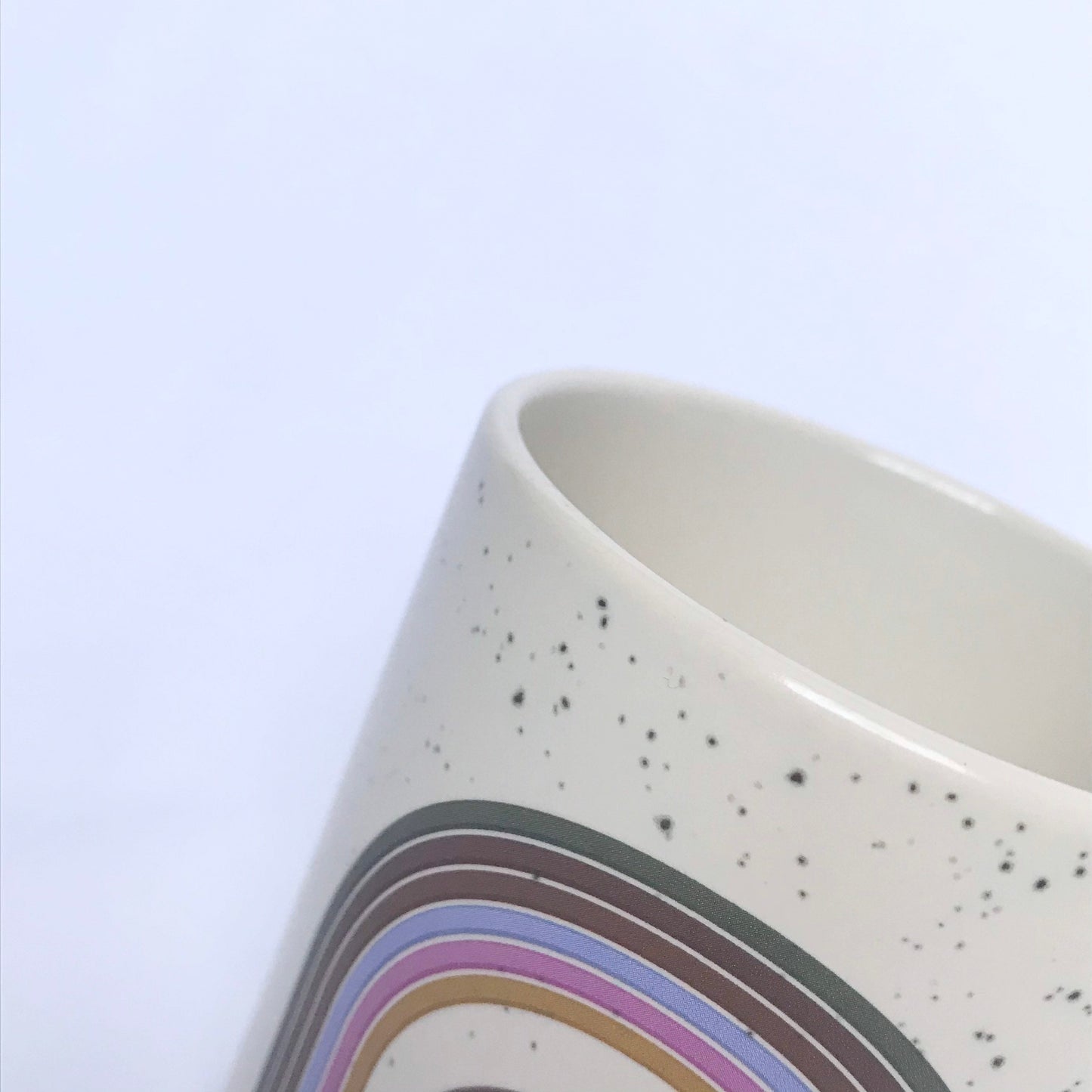 Rainbow Patterned Mug - Coffee Cup, Gifts For Her, Herbal Mug, Abstract  Mug, Girly Mug, Cute Mug, Speckled Mug, Pink Mug, Patterned Mug