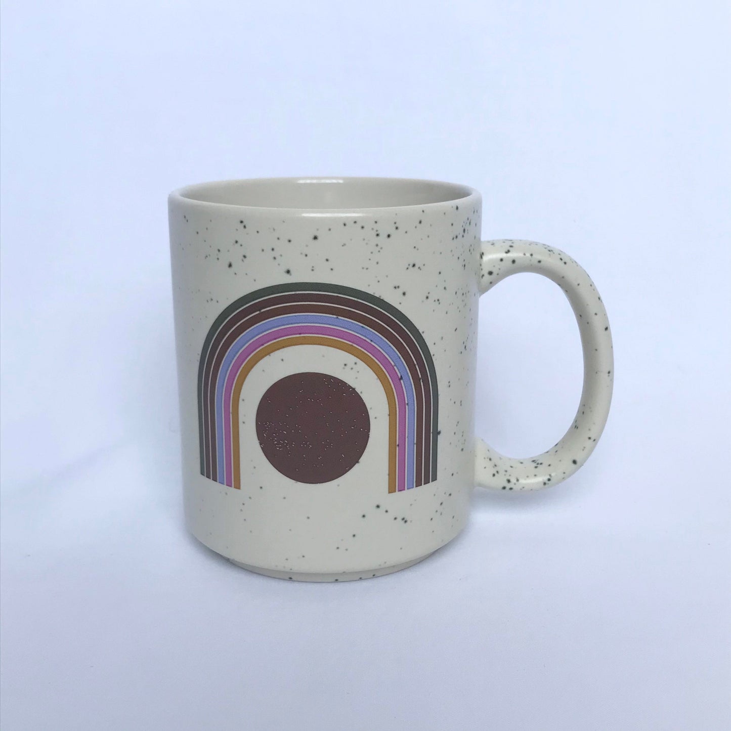 Rainbow Patterned Mug - Coffee Cup, Gifts For Her, Herbal Mug, Abstract  Mug, Girly Mug, Cute Mug, Speckled Mug, Pink Mug, Patterned Mug