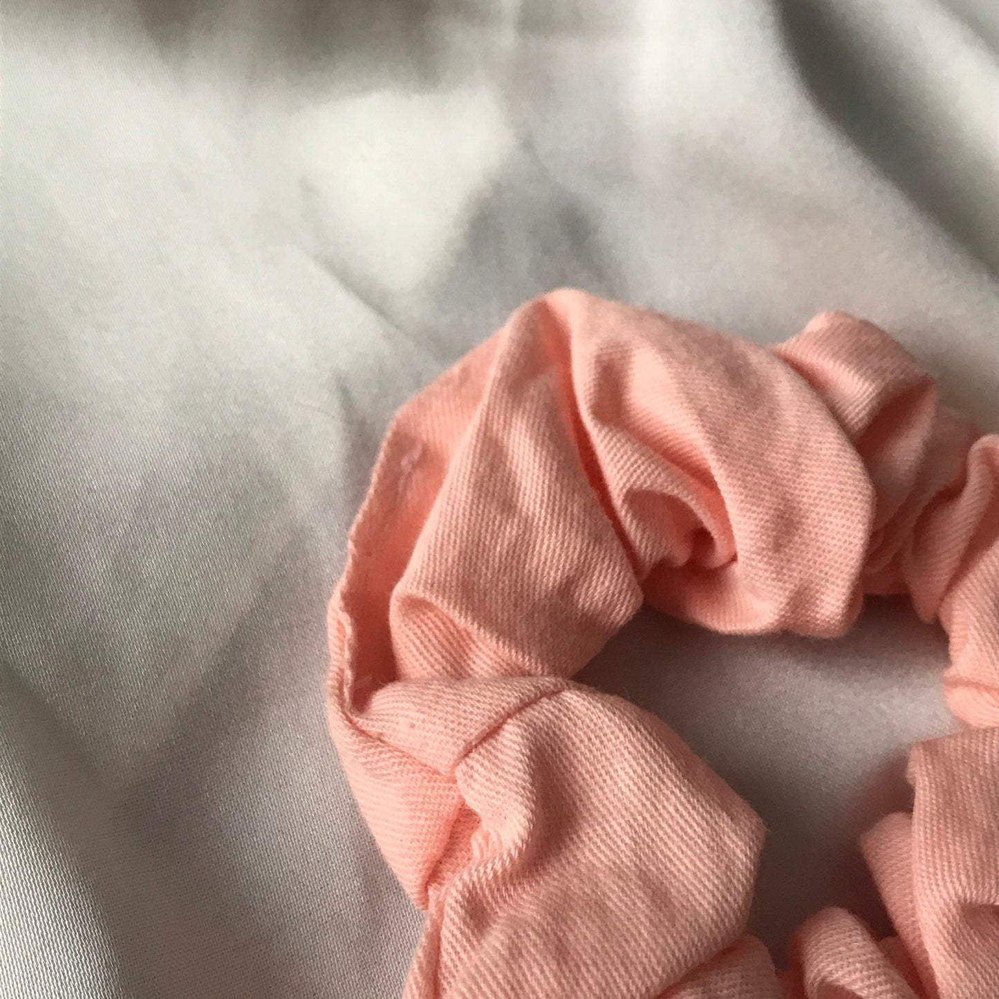 Pink Biodegradable Tencel Hair Scrunchie - Hair Bobble, Compostable, Eco Friendly, Plastic Free, Hair Accessories, Neutral Colour
