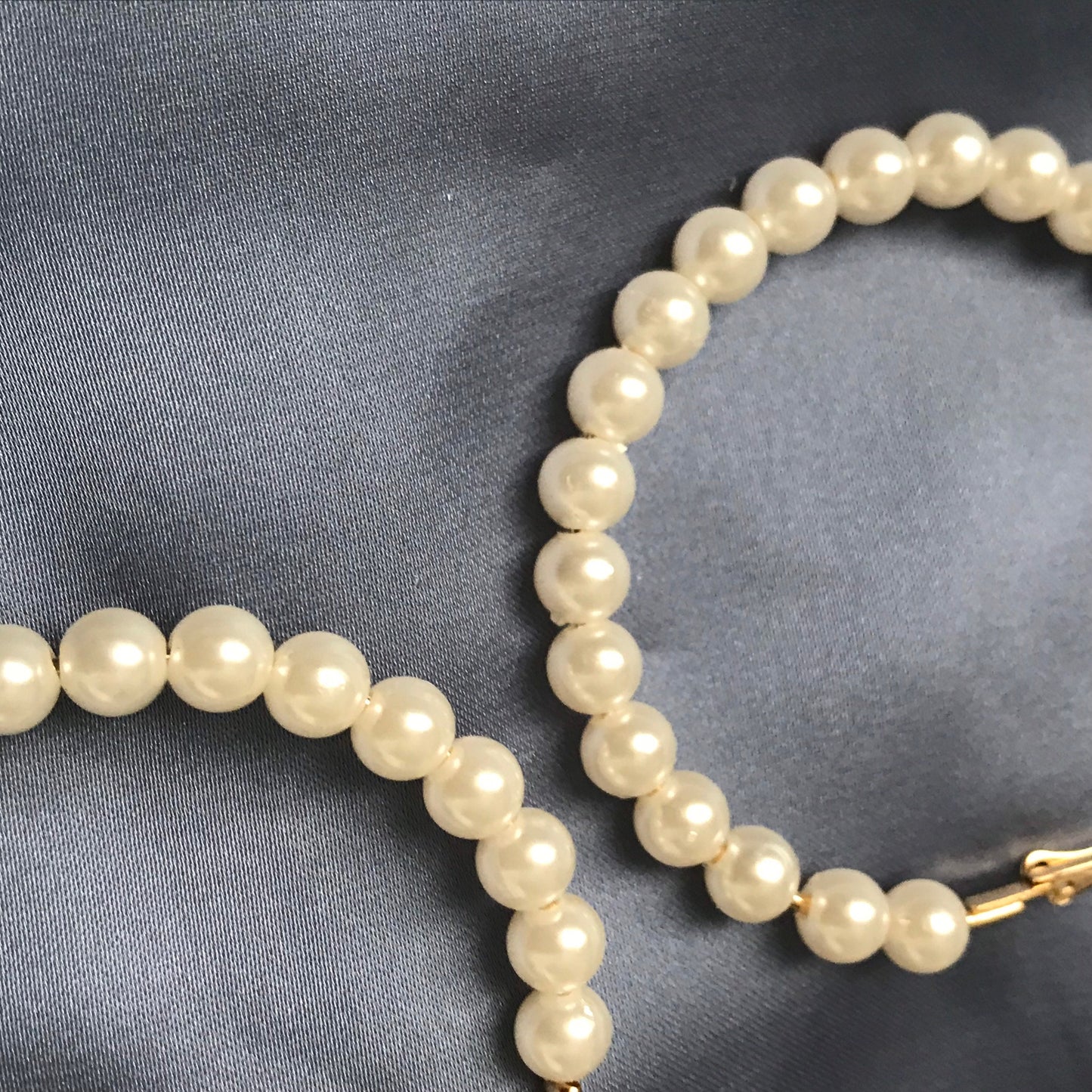 Faux Pearl Hoop Earrings - Pearl Jewellery, Accessories, Classic Earrings, Bead Earrings, Classy Earrings, Cute Earrings, Fashion Jewellery