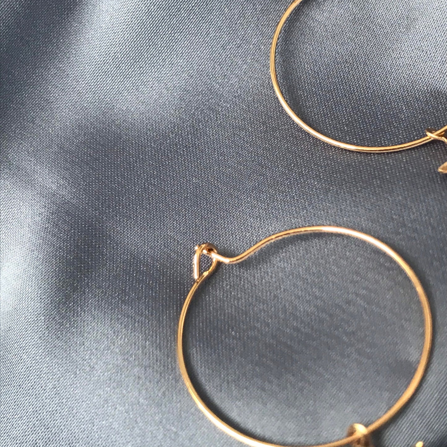 Gold Plated Star Hoop Earrings - Lightweight Hoop Earrings, Star Earrings, Small Hoop Earrings, Cute Earrings, Gold Earrings, Gold Jewellery