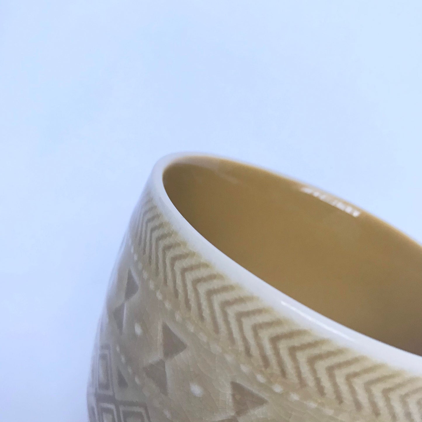Mustard Yellow Patterned Mug - Coffee Cup, Gifts For Her, Herbal Tea Cup, Yellow Mug, Mustard Mug,Vintage Style Mug,Mustard Yellow Tapas Mug