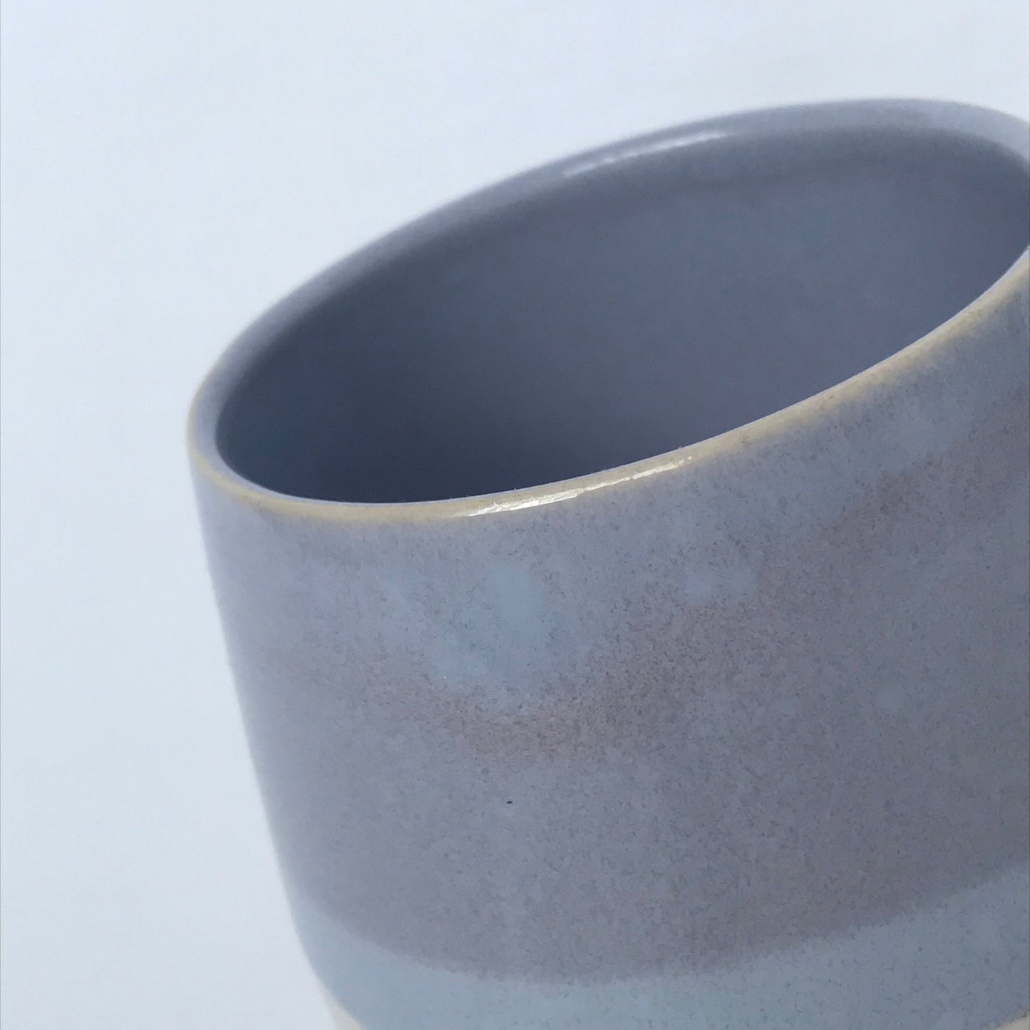 Large Blue Striped Mug - Coffee Cup, Gifts For Her, Herbal Tea Cup, Baby Blue Mug, Cream Mug, Stripy Mug, Stripes, Blue & White, Fathers Day