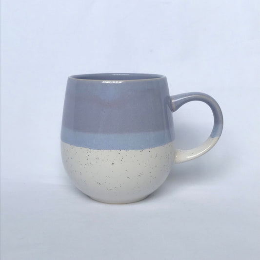 Large Blue Striped Mug - Coffee Cup, Gifts For Her, Herbal Tea Cup, Baby Blue Mug, Cream Mug, Stripy Mug, Stripes, Blue & White, Fathers Day