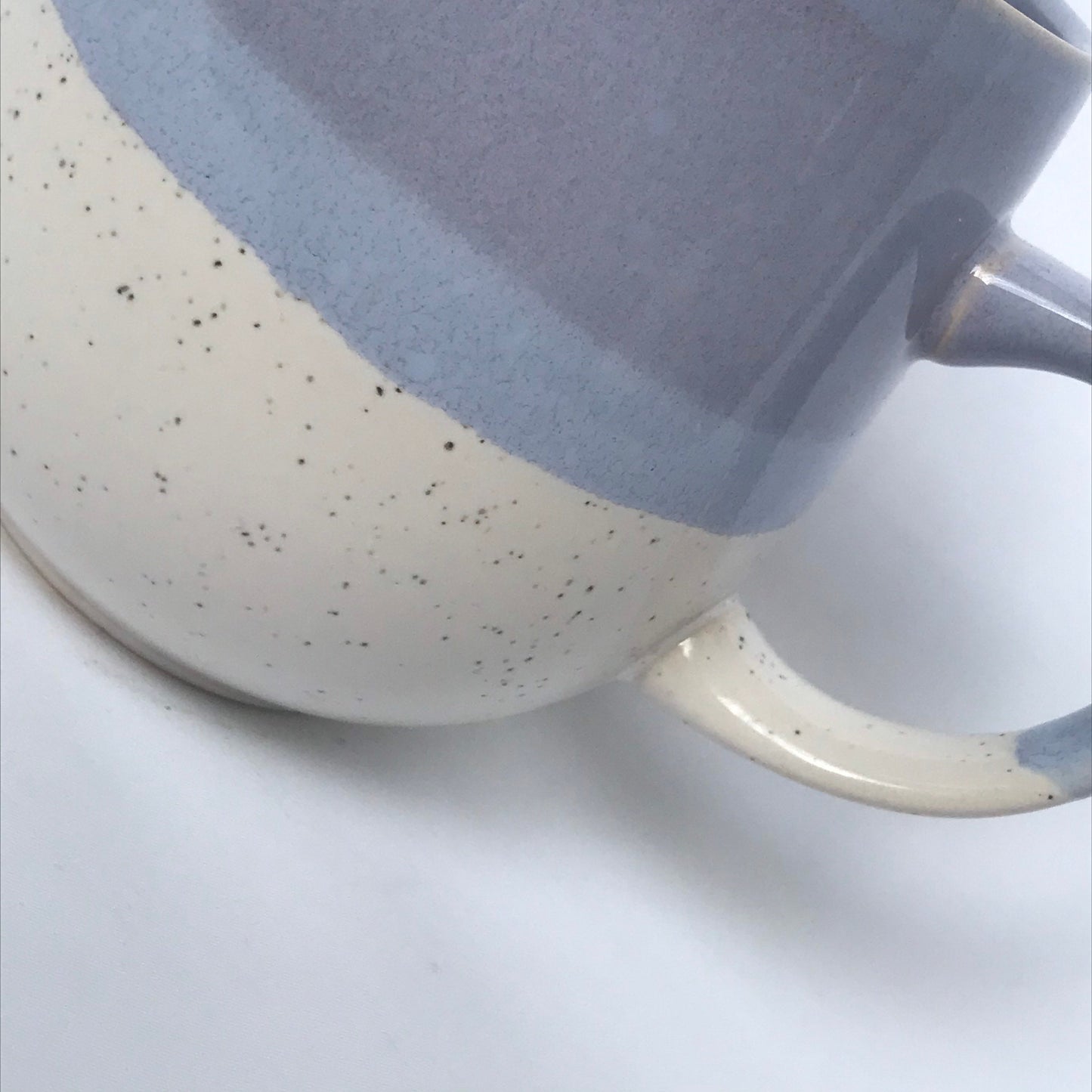 Large Blue Striped Mug - Coffee Cup, Gifts For Her, Herbal Tea Cup, Baby Blue Mug, Cream Mug, Stripy Mug, Stripes, Blue & White, Fathers Day