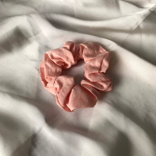 Pink Biodegradable Tencel Hair Scrunchie - Hair Bobble, Compostable, Eco Friendly, Plastic Free, Hair Accessories, Neutral Colour