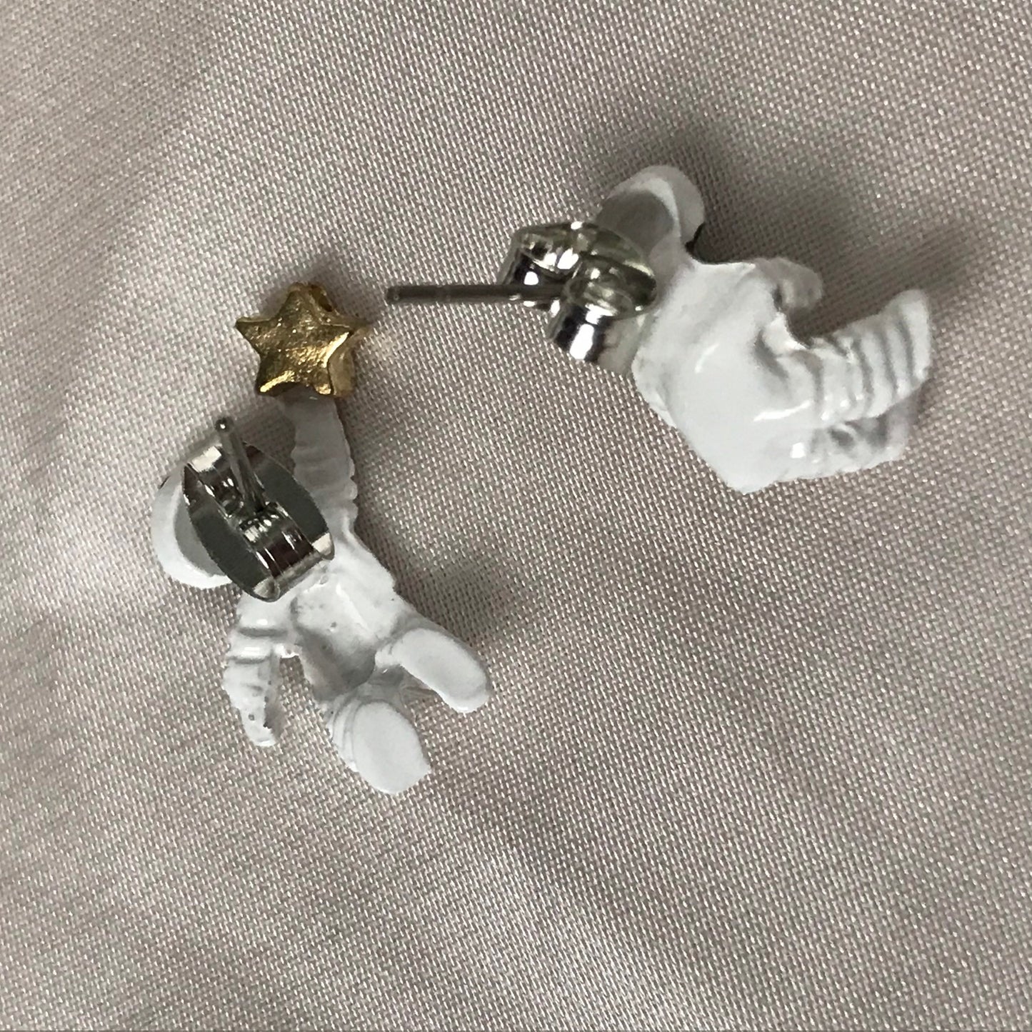 Astronaut Star Stud Earrings -Cute Earrings, Star Earrings, Star Jewellery, Unique Earrings, Space Lover Gift, Unique Accessories