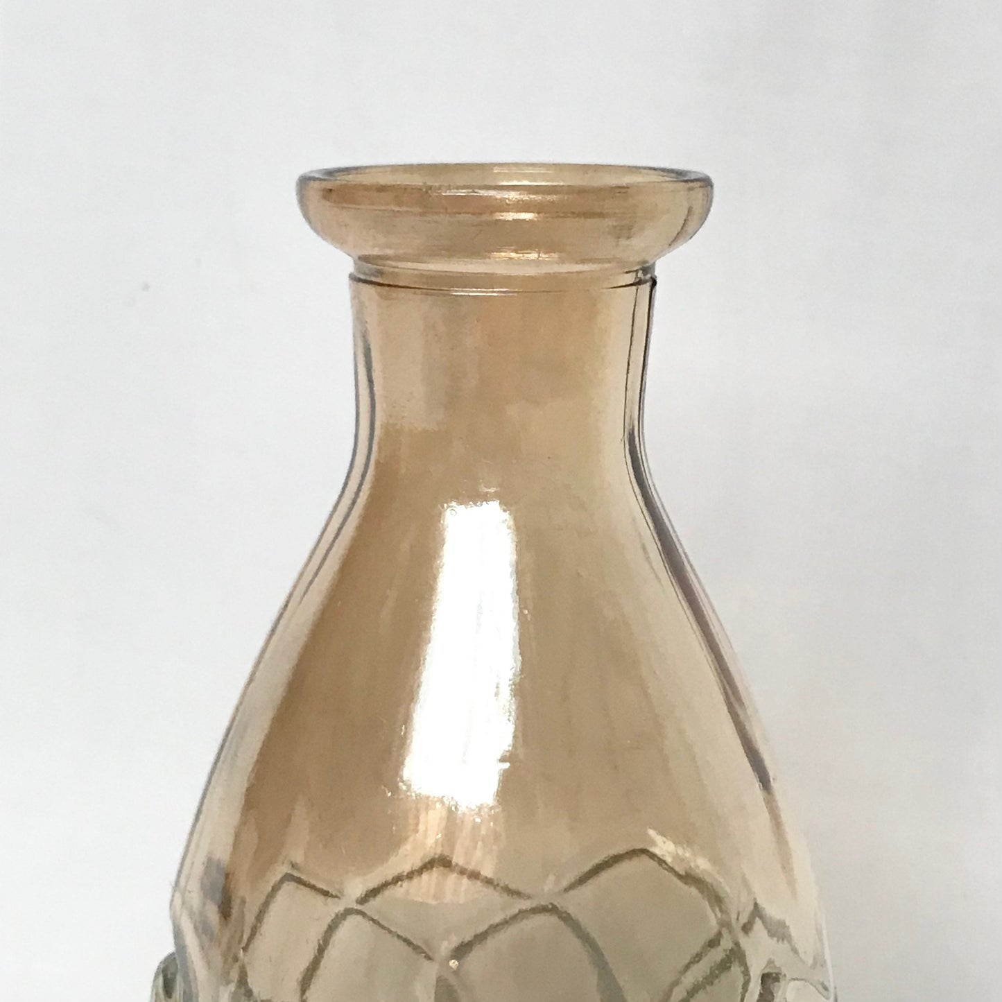 Small Amber Ombre Bud Vase - Ombre Vase, Orange Vase, OpaqueVase, Small Bud Vase, Decorative Bottle, Homeware, Flowers, Home Decor
