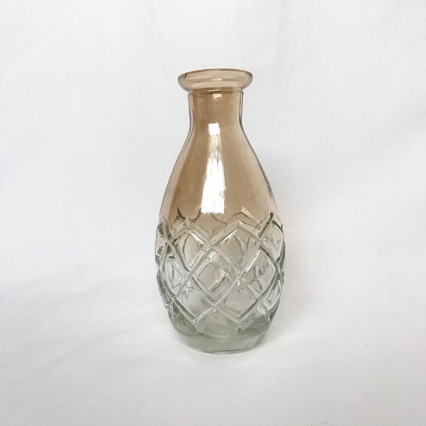 Small Amber Ombre Bud Vase - Ombre Vase, Orange Vase, OpaqueVase, Small Bud Vase, Decorative Bottle, Homeware, Flowers, Home Decor