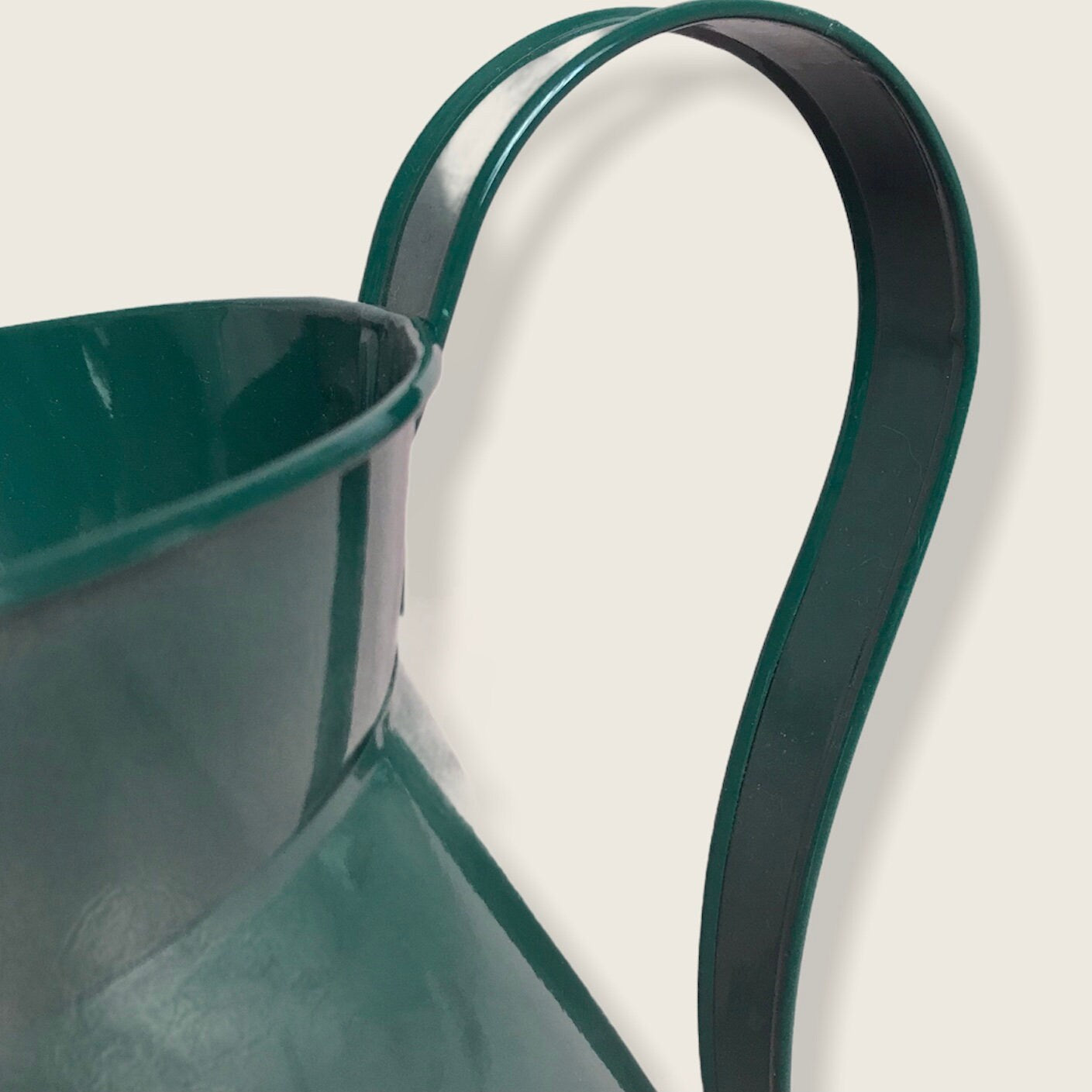 Metal Green Butterfly Jug - Botanical Jug, Deep Green Vase, Metal Jug, Flower Arranging, Decorative Jug, Homeware, Flowers,Home Decor