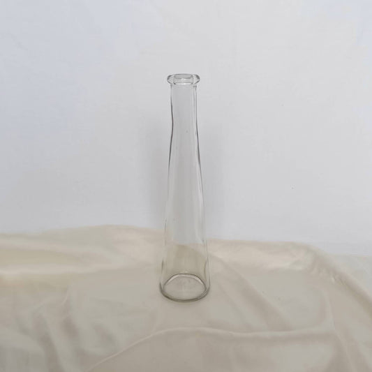 Clear Glass Bud Vase - Tall Vase, Thin Vase, Samll Vase, Decorative Bottle, Art Deco Style, Gift,Glassware,Flower Arranging,Homeware,Flowers
