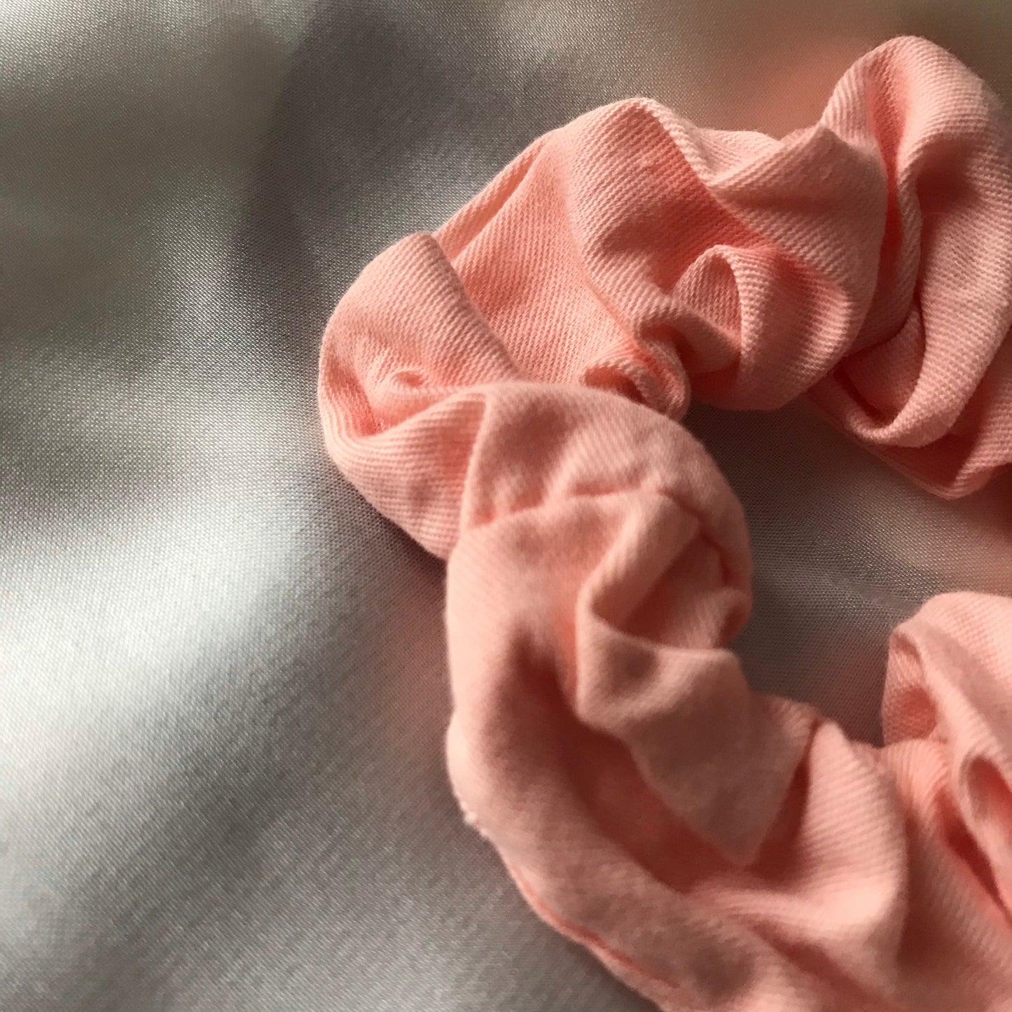 Pink Biodegradable Tencel Hair Scrunchie - Hair Bobble, Compostable, Eco Friendly, Plastic Free, Hair Accessories, Neutral Colour