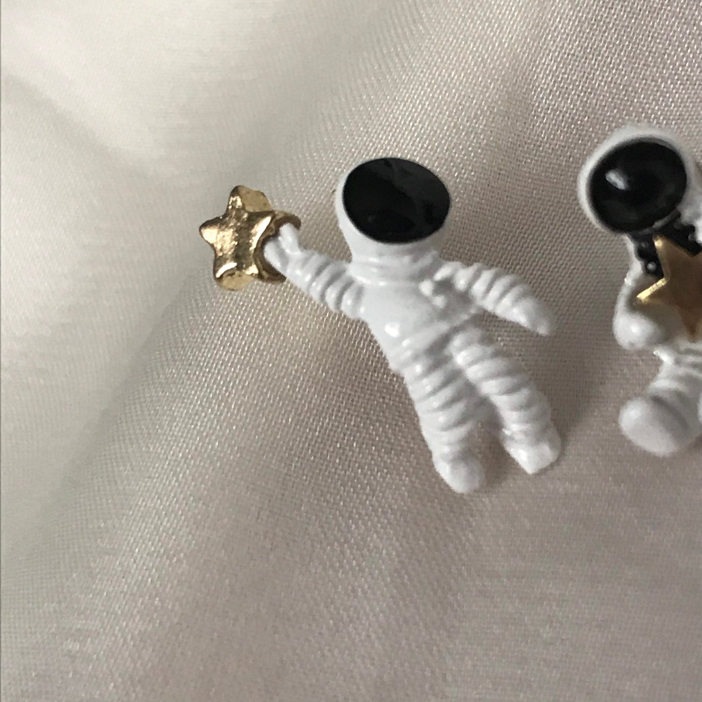 Astronaut Star Stud Earrings -Cute Earrings, Star Earrings, Star Jewellery, Unique Earrings, Space Lover Gift, Unique Accessories
