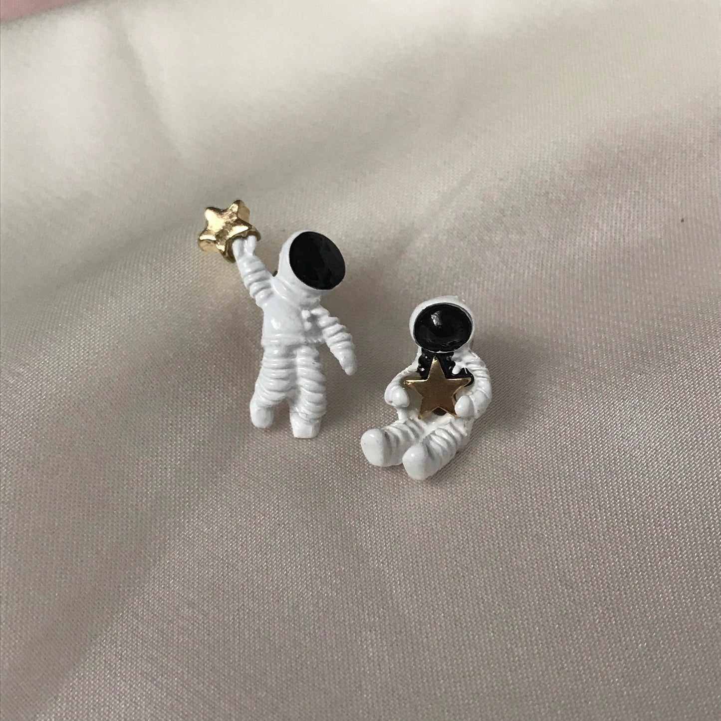 Astronaut Star Stud Earrings -Cute Earrings, Star Earrings, Star Jewellery, Unique Earrings, Space Lover Gift, Unique Accessories