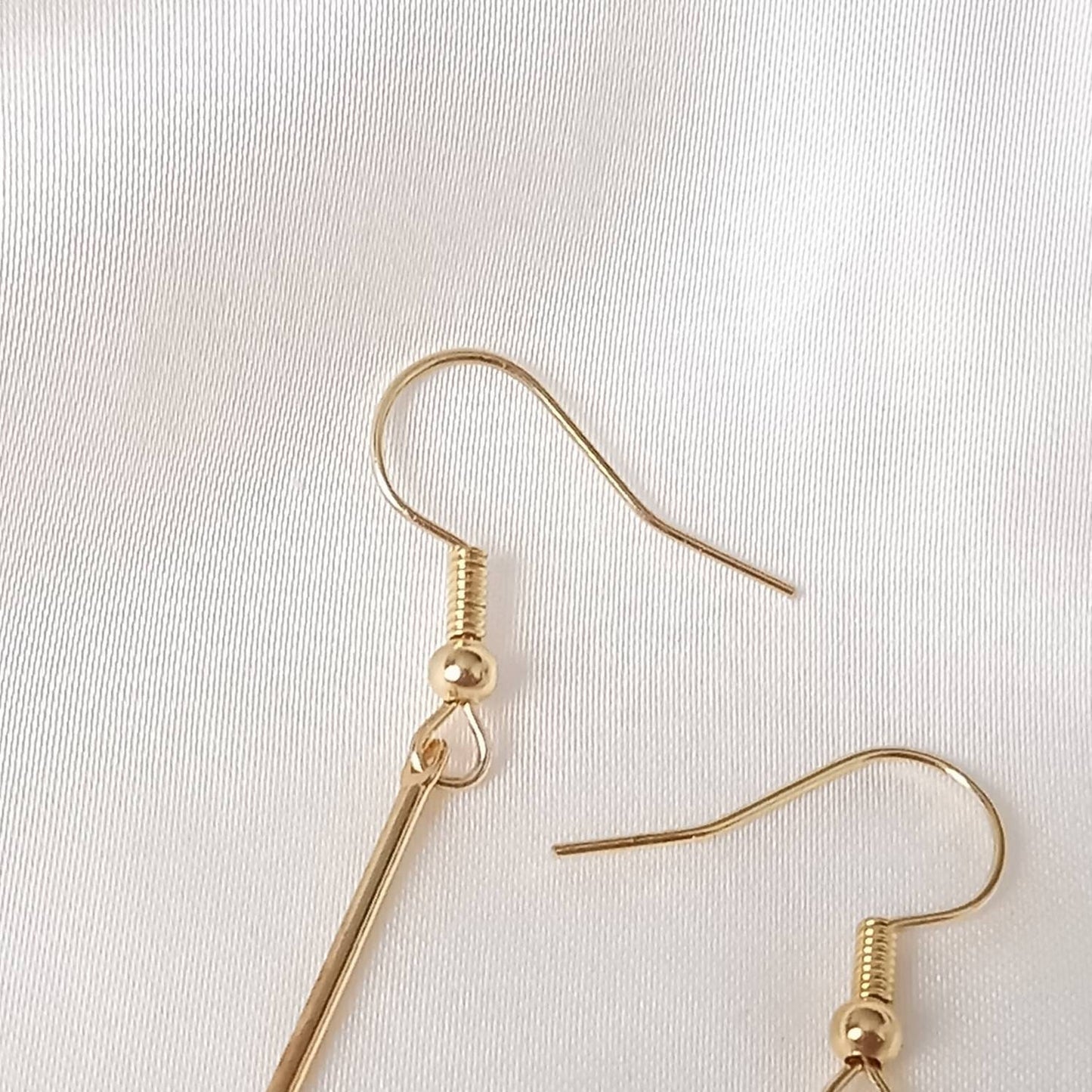 Space Drop Hoop Earrings -Star Earrings, Space Earrings, Space Jewellery, Unique Earrings,Space Lover Gift,Earrings In The UK,Astrology Gift