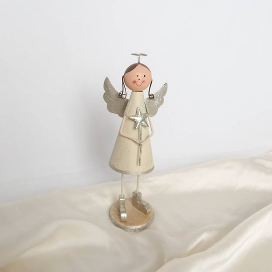 Rustic Metal Angel Decor - Xmas Decoration, Christmas Decorations, Rustic Decor, Angel Decor, Christmas Decor, Rustic Angel, Christmas Star