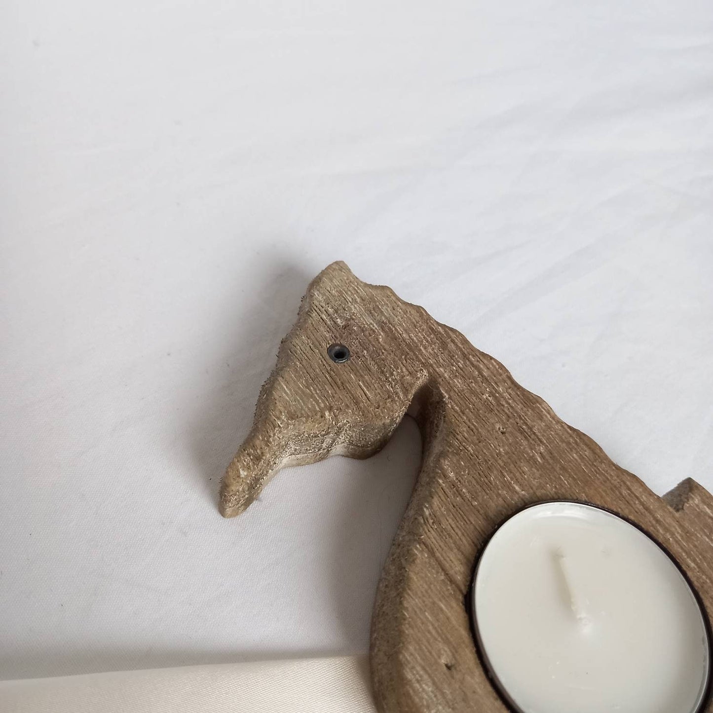 Wooden Seahorse Tealight Holder - Decorative Tealight Holder, Rustic Decor, Art Deco Style, Homeware Gift, Candle Holder, Costal Decor,Ocean