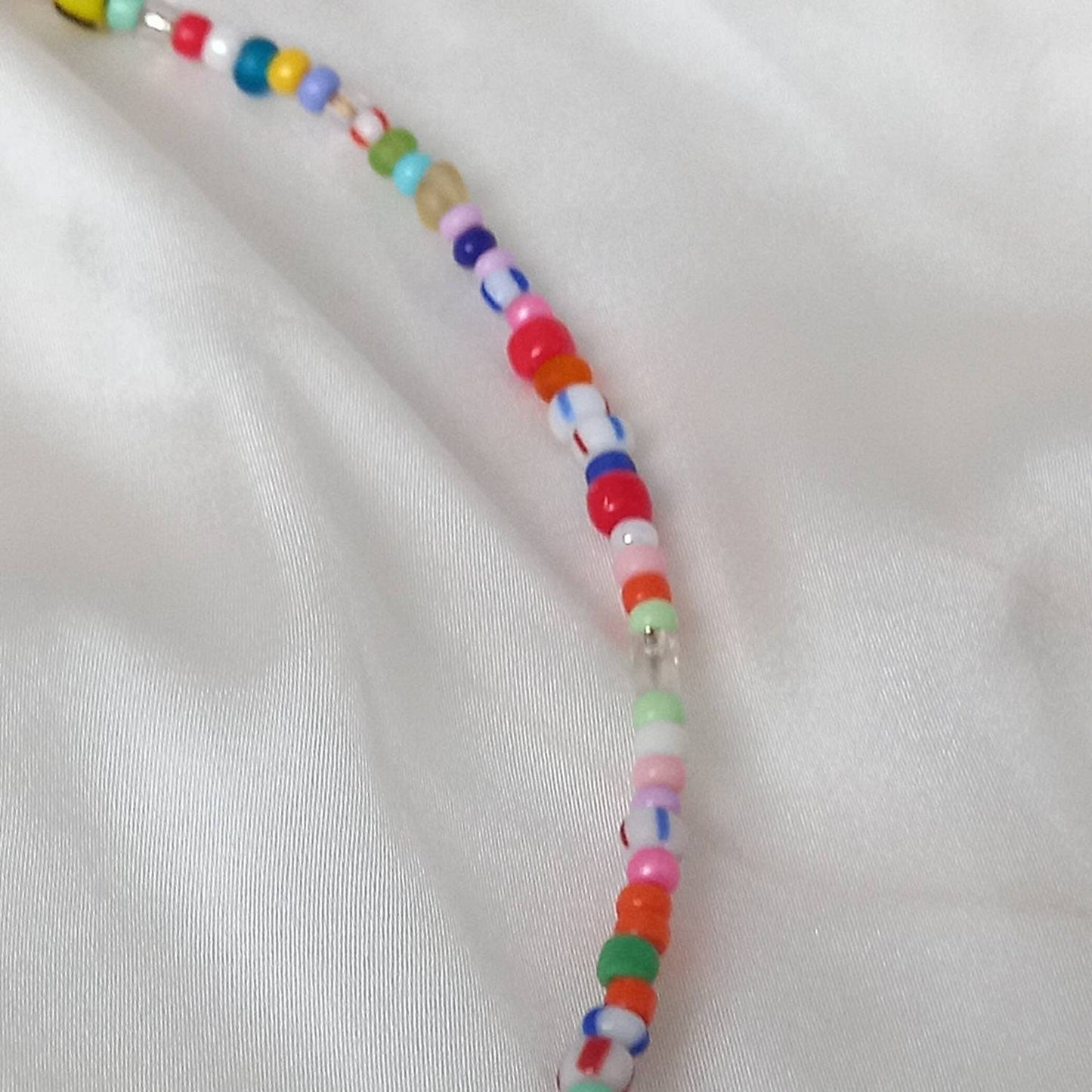 Faux Pearl & Bead Necklace - Pearl Jewellery, Accessories, Funky Necklace, Bead Necklace, Rainbow Necklace, Cute Necklace, Fashion Jewellery