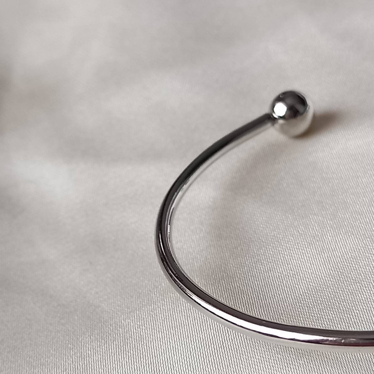 Silver Knot Bangle Bracelet - Silver Jewellery, Accessories, Silver Bangle, Bangle Jewellery, Minimal Bangle Bracelet, Gift For Her, Modern