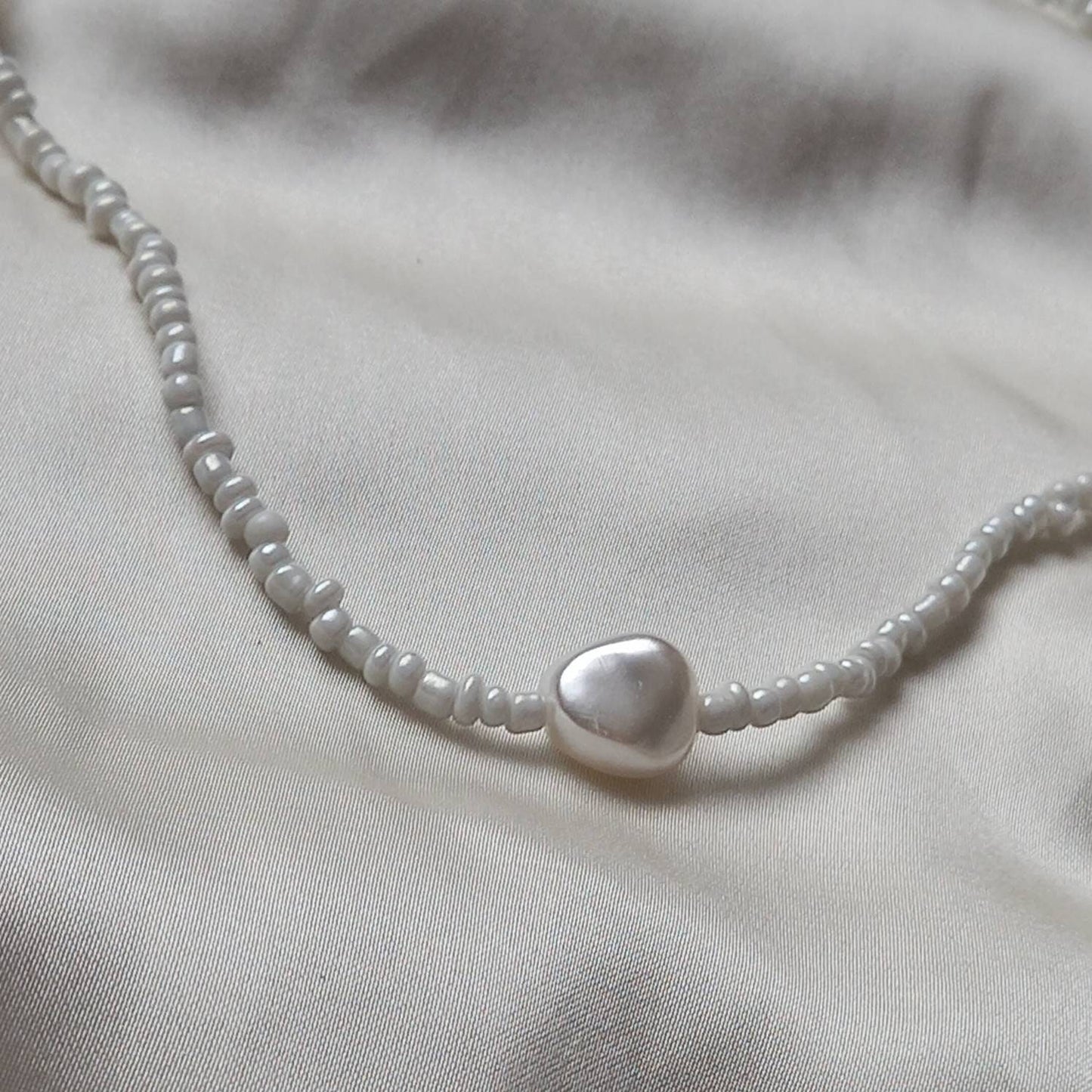 Faux Pearl Necklace - Pearl Jewellery, Accessories, Classic Necklace, Bead Necklace, Classy Necklace, Cute Necklace, Fashion Jewellery