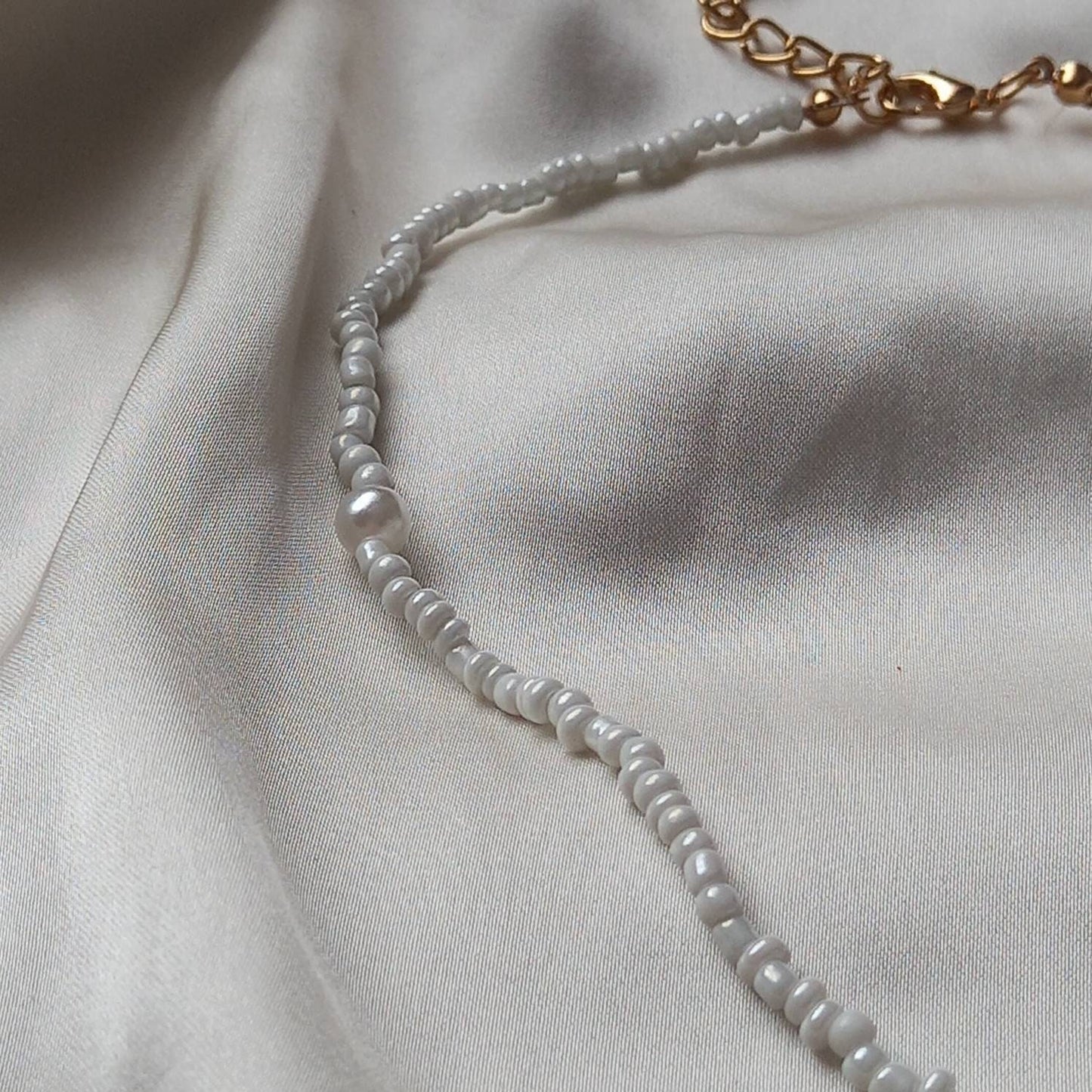 Faux Pearl Necklace - Pearl Jewellery, Accessories, Classic Necklace, Bead Necklace, Classy Necklace, Cute Necklace, Fashion Jewellery