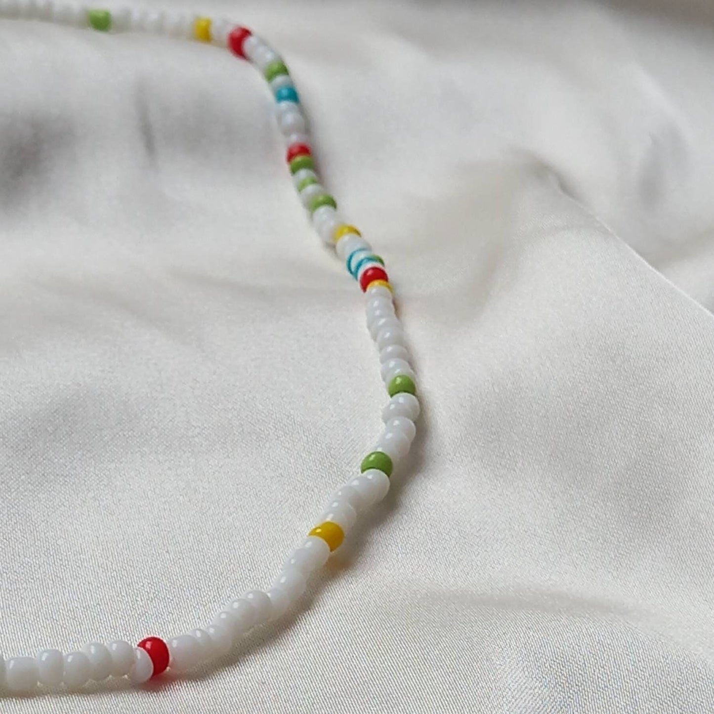 Rainbow Faux Pearl Necklace - Pearl Jewellery, Accessories, Funky Necklace, Bead Necklace, Rainbow Necklace, Cute Necklace,Fashion Jewellery