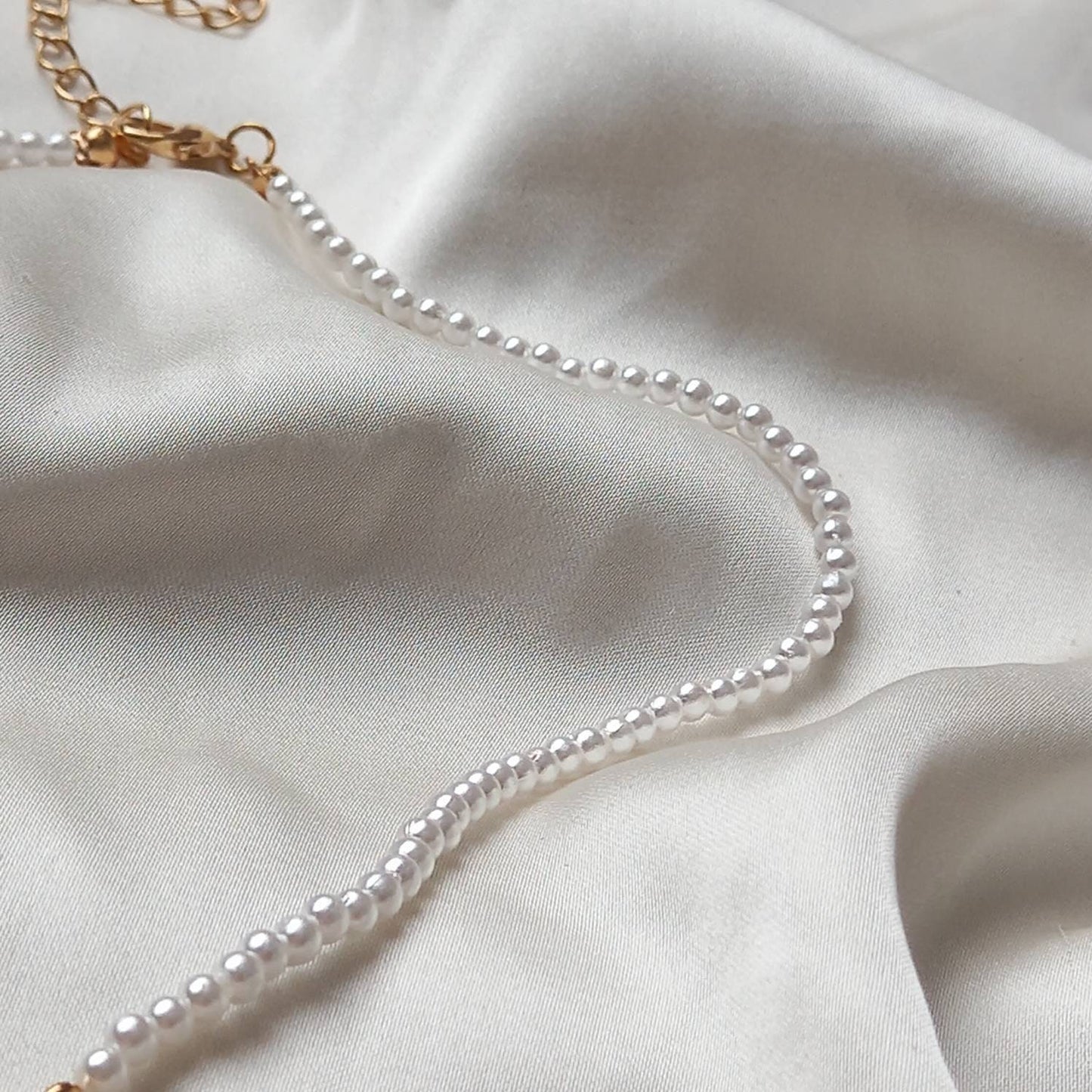 Faux Pearl Necklace - Pearl Jewellery, Accessories, Classic Necklace, Bead Necklace, Classy Necklace, Cute Necklace, Fashion Jewellery