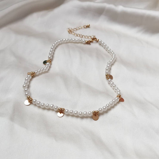 Faux Pearl Necklace - Pearl Jewellery, Accessories, Classic Necklace, Bead Necklace, Classy Necklace, Cute Necklace, Fashion Jewellery